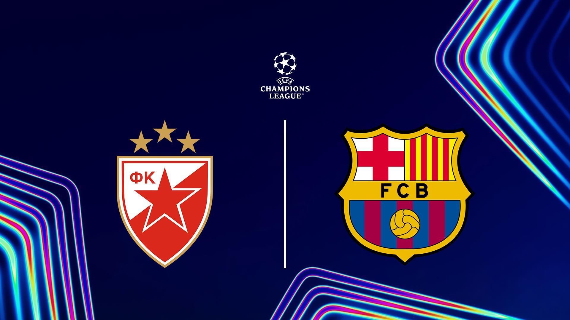 Футбол. УЕФА чемпиондар лигасы, 4 тур, Црвена Звезда - Барселона (futbol-uefa-chempiondar-ligasy-4-tur-tsrvena-zvezda-barselona) Спорт