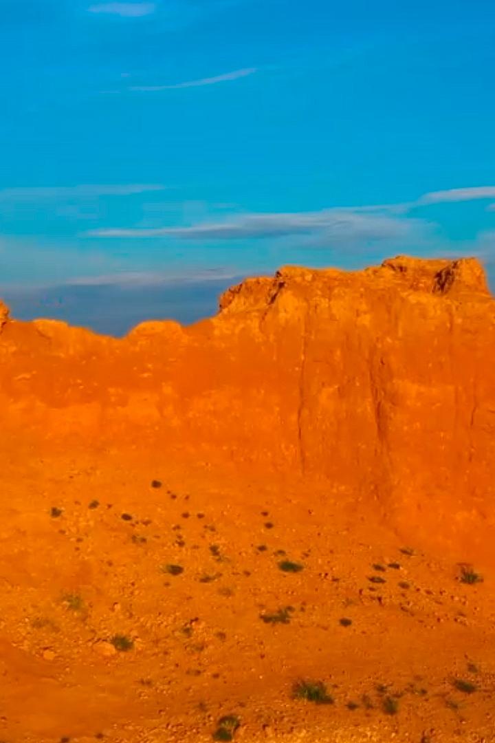 Пылающие скалы Баянзаг, Монголия (pylajuschie-skaly-bajanzag-mongolija) Досуг, хобби