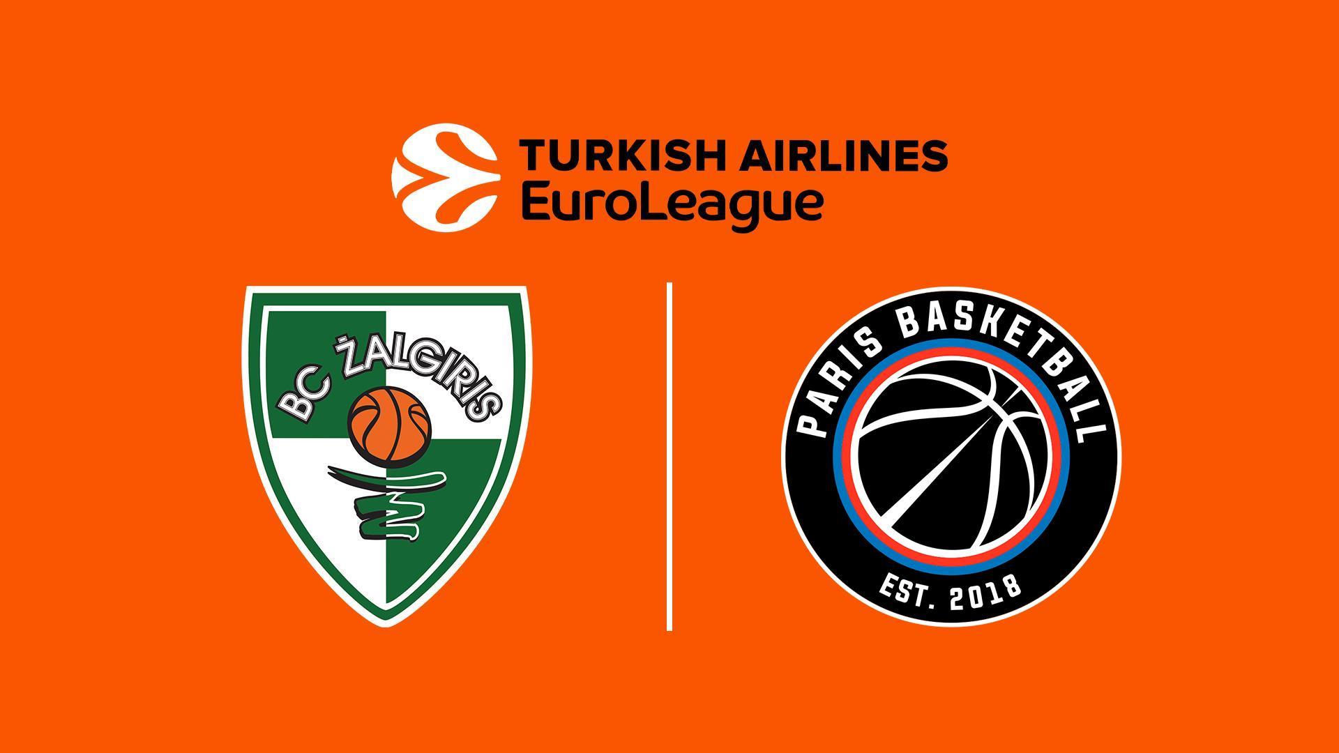Basketball: EuroLeague. Zalgiris Kaunas - Paris (basketball-euroleague-zalgiris-kaunas-paris) Спорт