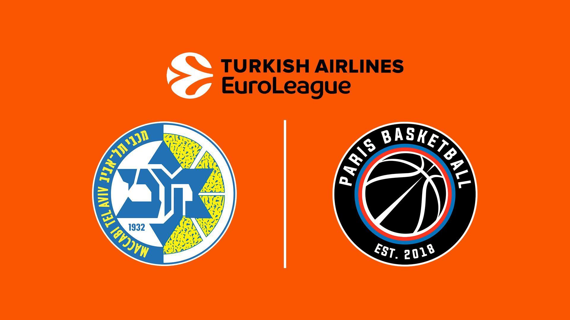 Basketball: EuroLeague. Maccabi - Paris (basketball-euroleague-maccabi-paris) Спорт