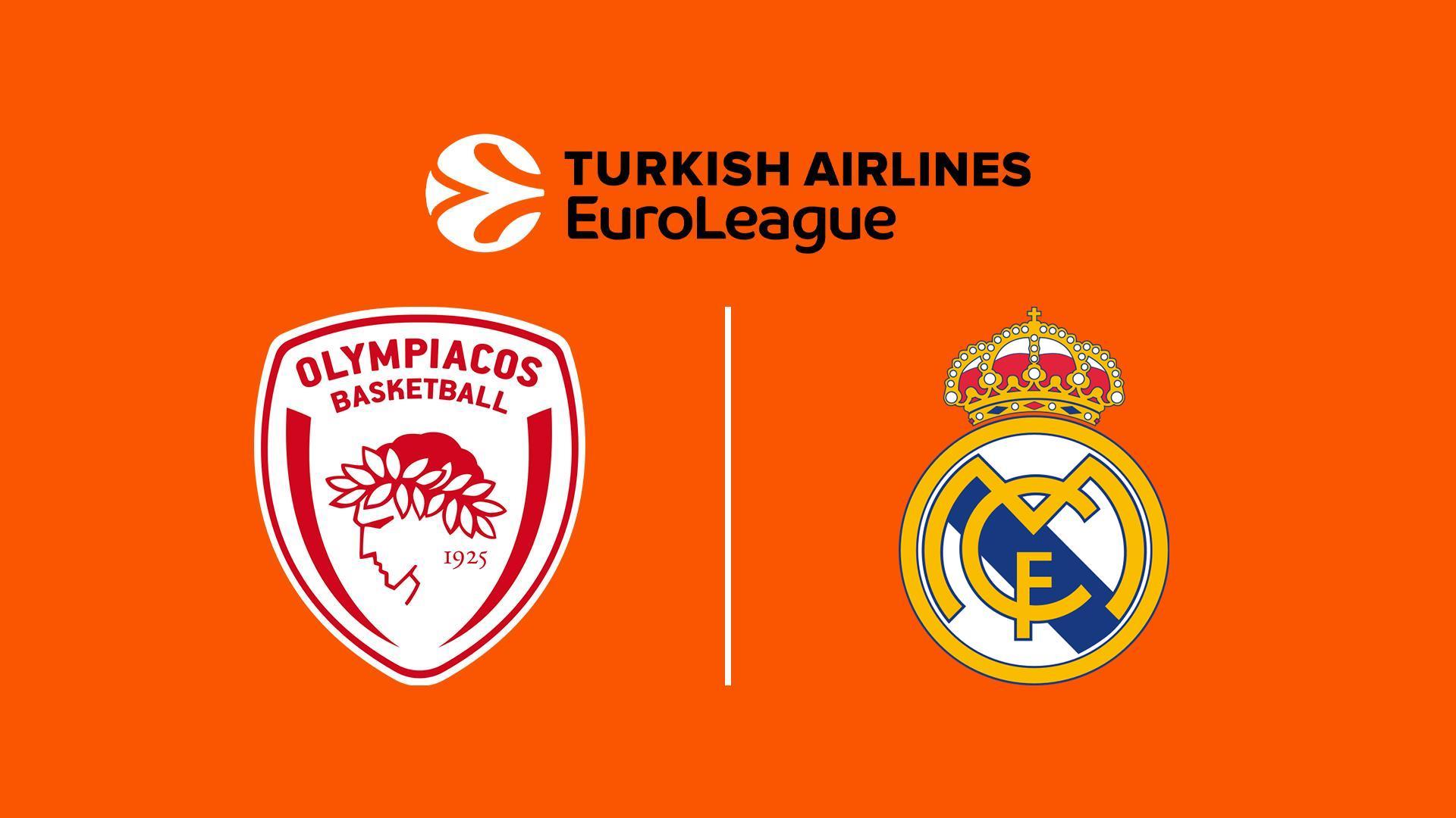 Баскетбол. Евролига: Олимпиакос - Реал Мадрид (basketbol-evroliga-olimpiakos-real-madrid) Спорт