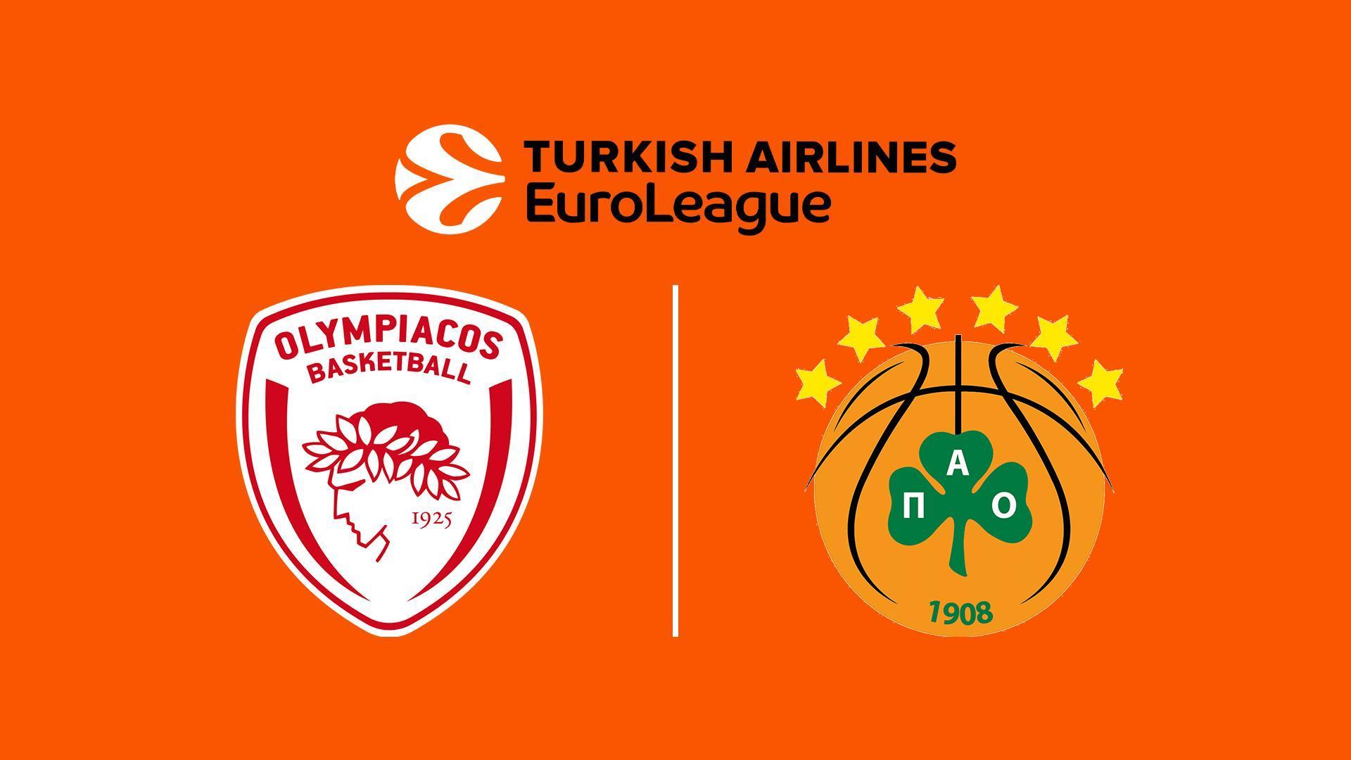 Баскетбол. Евролига. Олимпиакос - Панатинаикос (basketbol-evroliga-olimpiakos-panatinaikos) Спорт