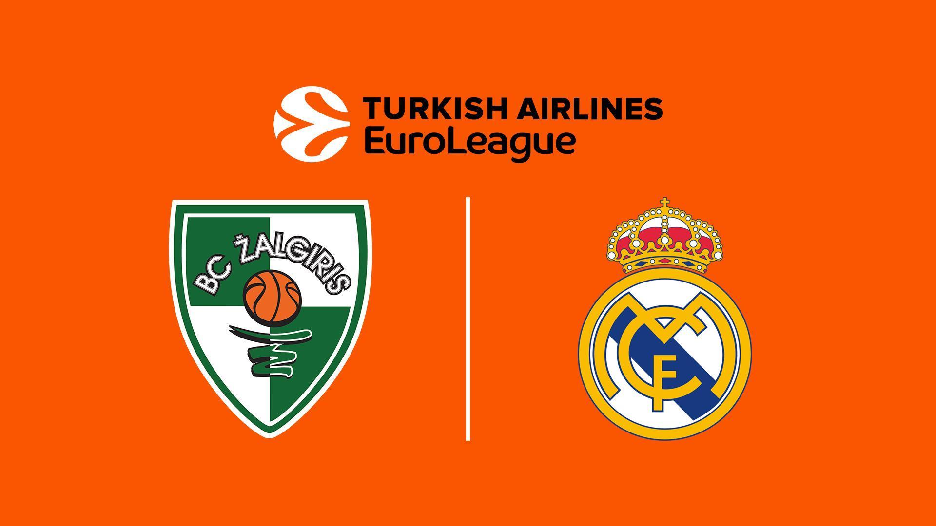 Баскетбол. Евролига : Жальгирис Каунас - Реал Мадрид (basketbol-evroliga-zhalgiris-kaunas-real-madrid) Спорт