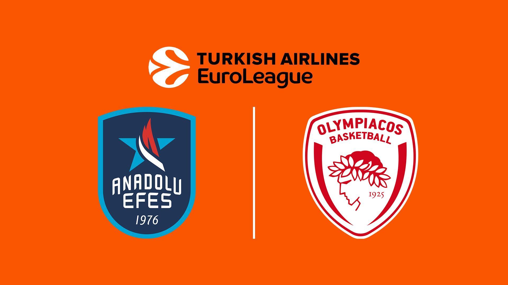Баскетбол. Евролига. «Анадолу Эфес» — «Олимпиакос» (basketbol-evroliga-anadolu-efes-olimpiakos) Спорт