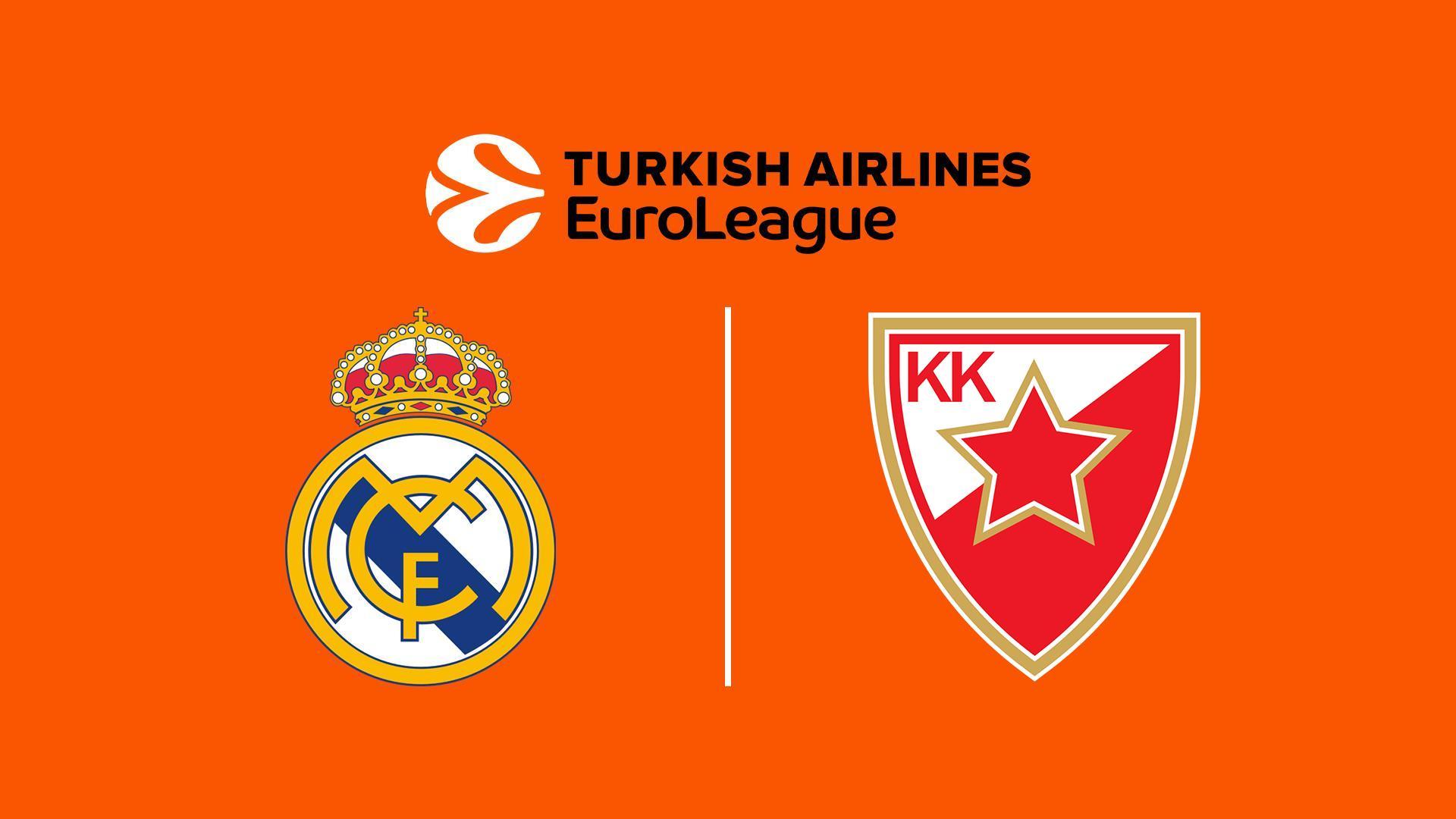 Баскетбол. Евролига. Реал Мадрид — Црвена Звезда (basketbol-evroliga-real-madrid-tsrvena-zvezda) Спорт