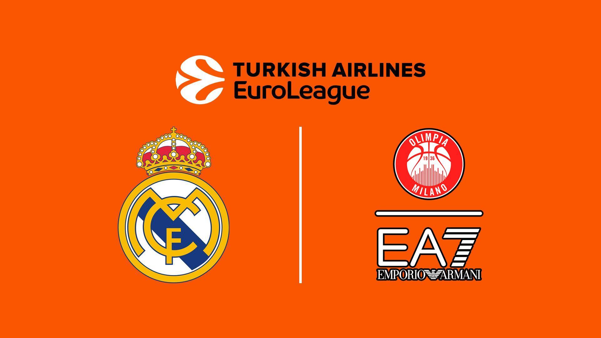 Баскетбол. Евролига. «Реал Мадрид» — «Олимпия Милан» (basketbol-evroliga-real-madrid-olimpija-milan) Спорт