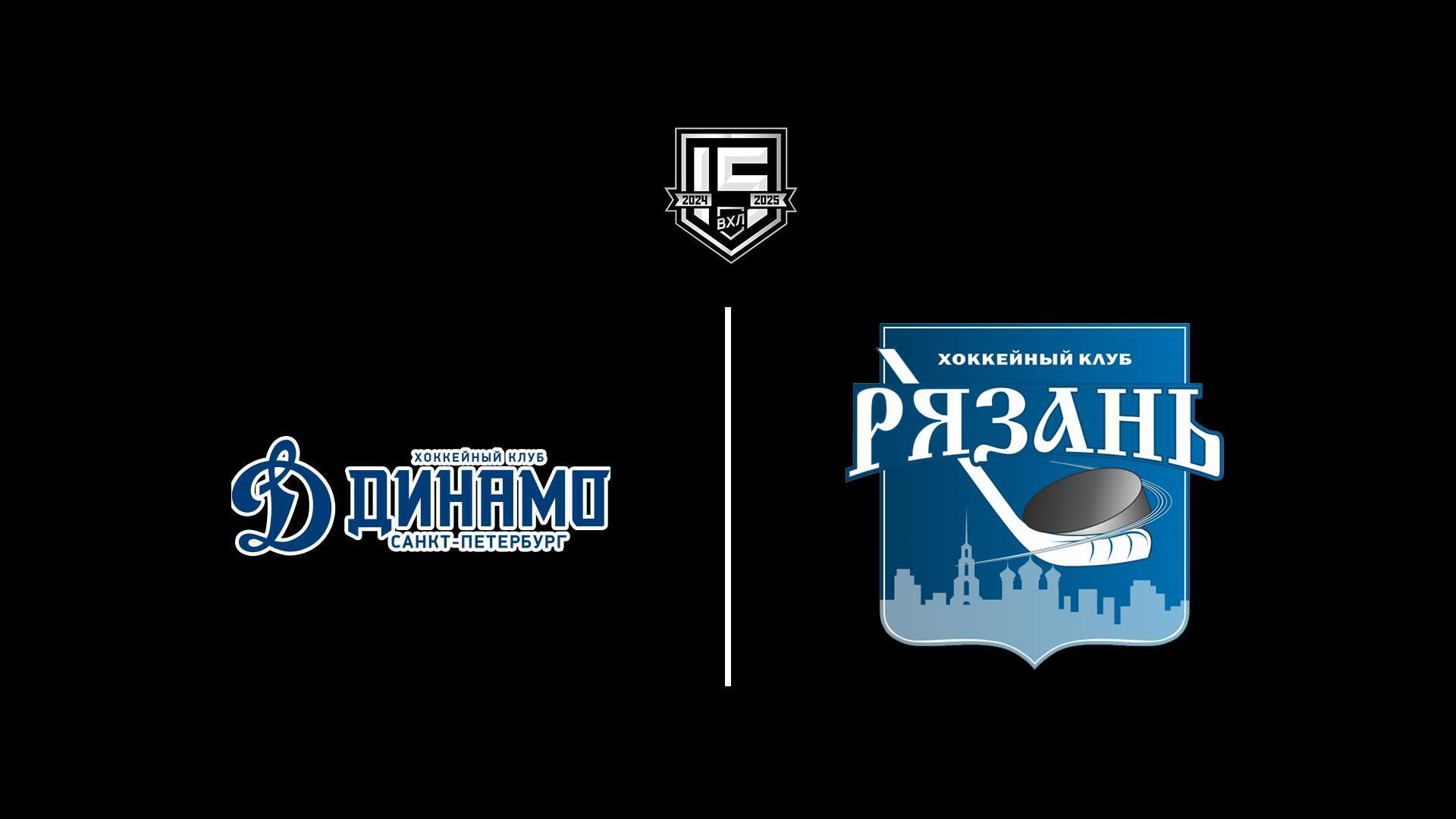 Хоккей. ВХЛ. Динамо СПб - Рязань ВДВ (hokkej-vhl-dinamo-spb-rjazan-vdv) Спорт