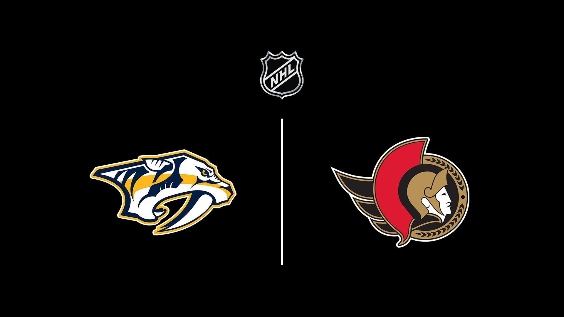Хоккей. NHL: Нэшвилл Предаторз — Оттава Сенаторз (hokkej-nhl-neshvill-predatorz-ottava-senatorz) Спорт