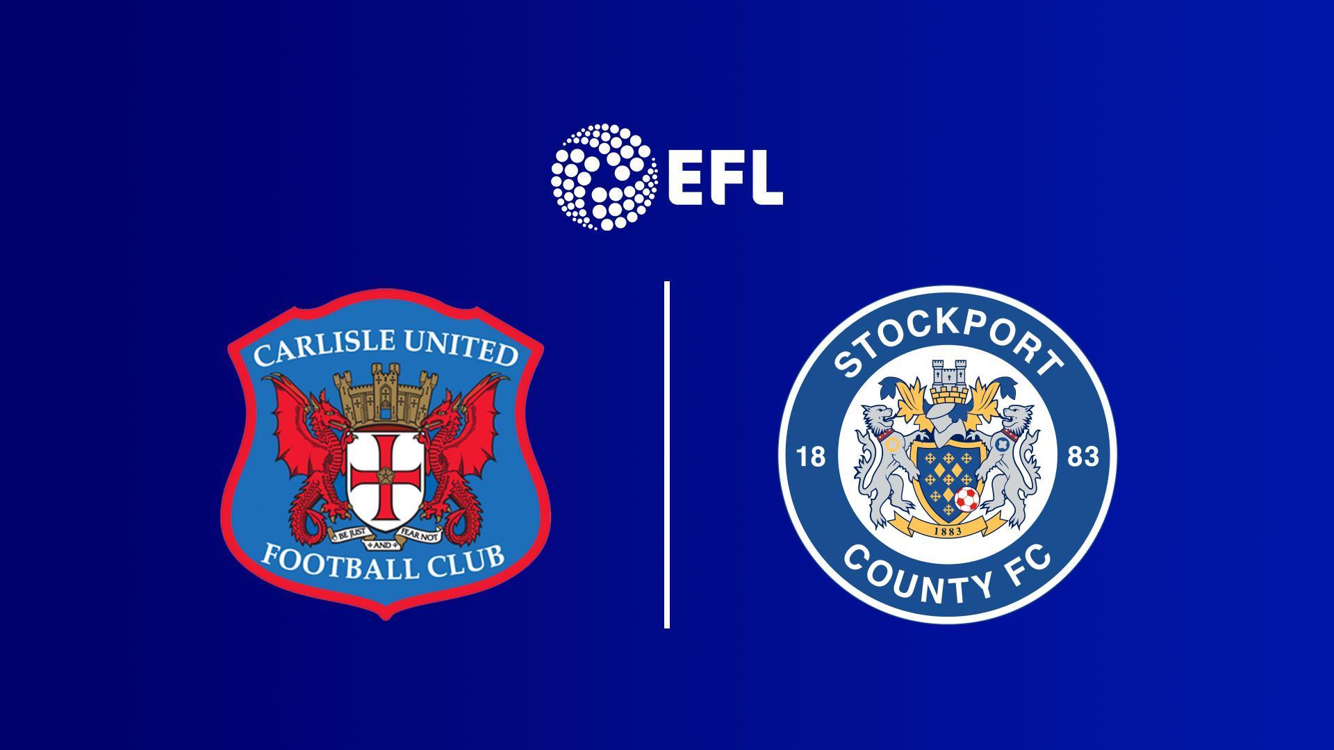EFL: Carlisle United v Stockport County (efl-carlisle-united-v-stockport-county) Спорт