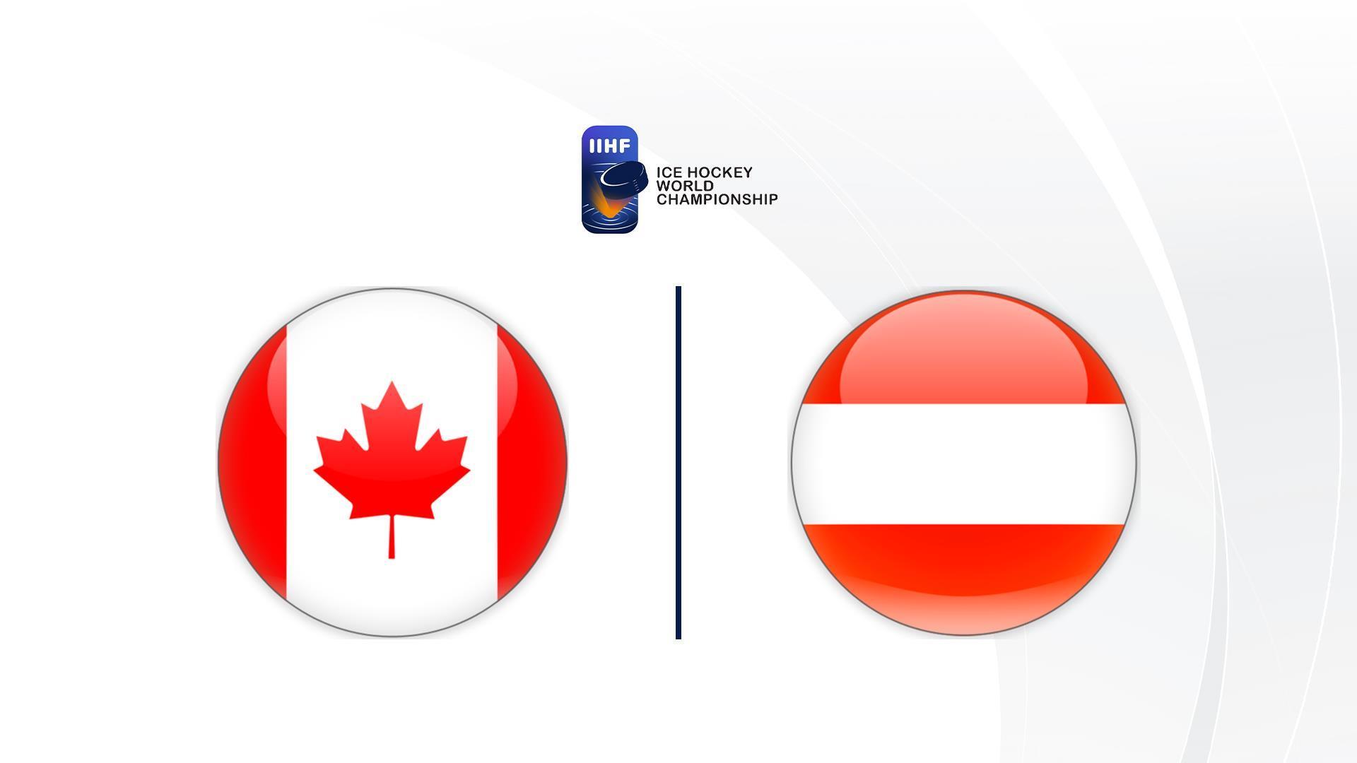 Pasaules čempionāts hokejā. Kanāda-Austrija (pasaules-empionts-hokej-kanda-austrija) Спорт