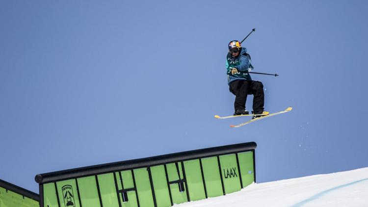 Постер Laax Freeski Open. Горнолыжный фристайл