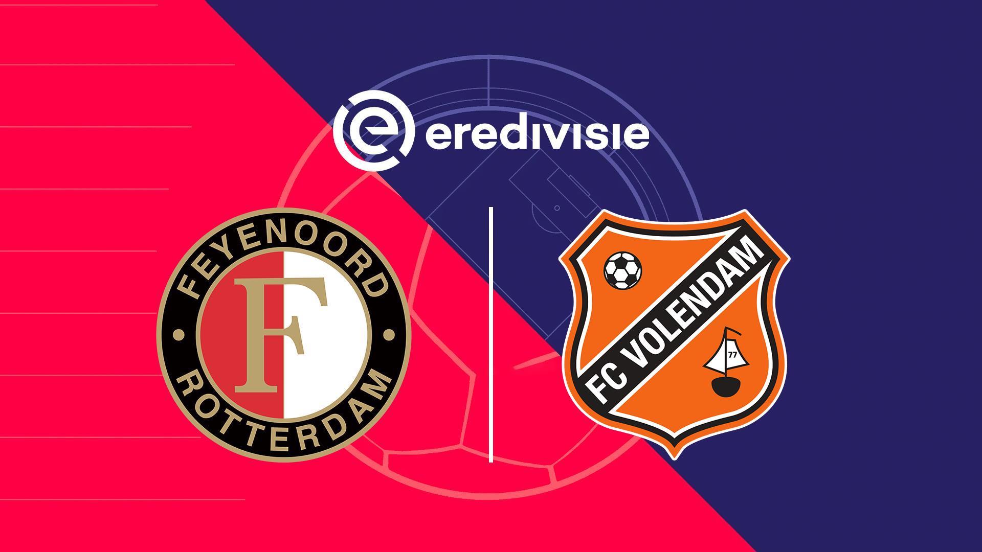 Футбол. Чемпионат Нидерландов. Фейеноорд - Волендам (futbol-chempionat-niderlandov-fejenoord-volendam) Спорт