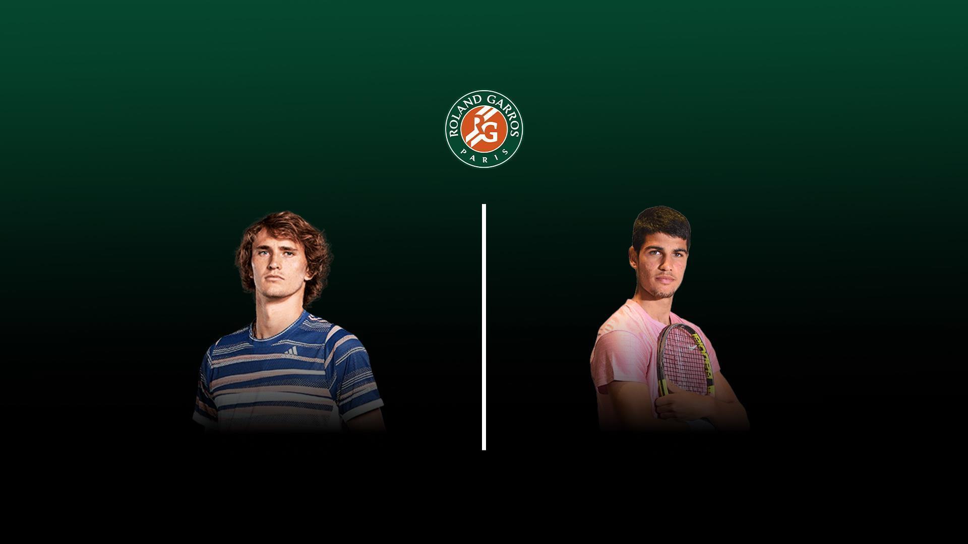 Теннис: «Ролан Гаррос» Grand Slam Single Final Zverev Alexander - Alcaraz Carlos Men (tennis-rolan-garros-grand-slam-single-final-zverev-alexander-alcaraz-carlos-men) Спорт