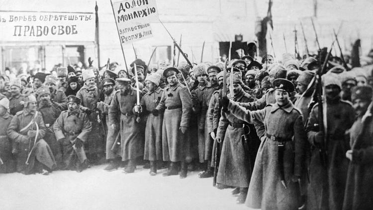 Постер Февральская революция 1917 года