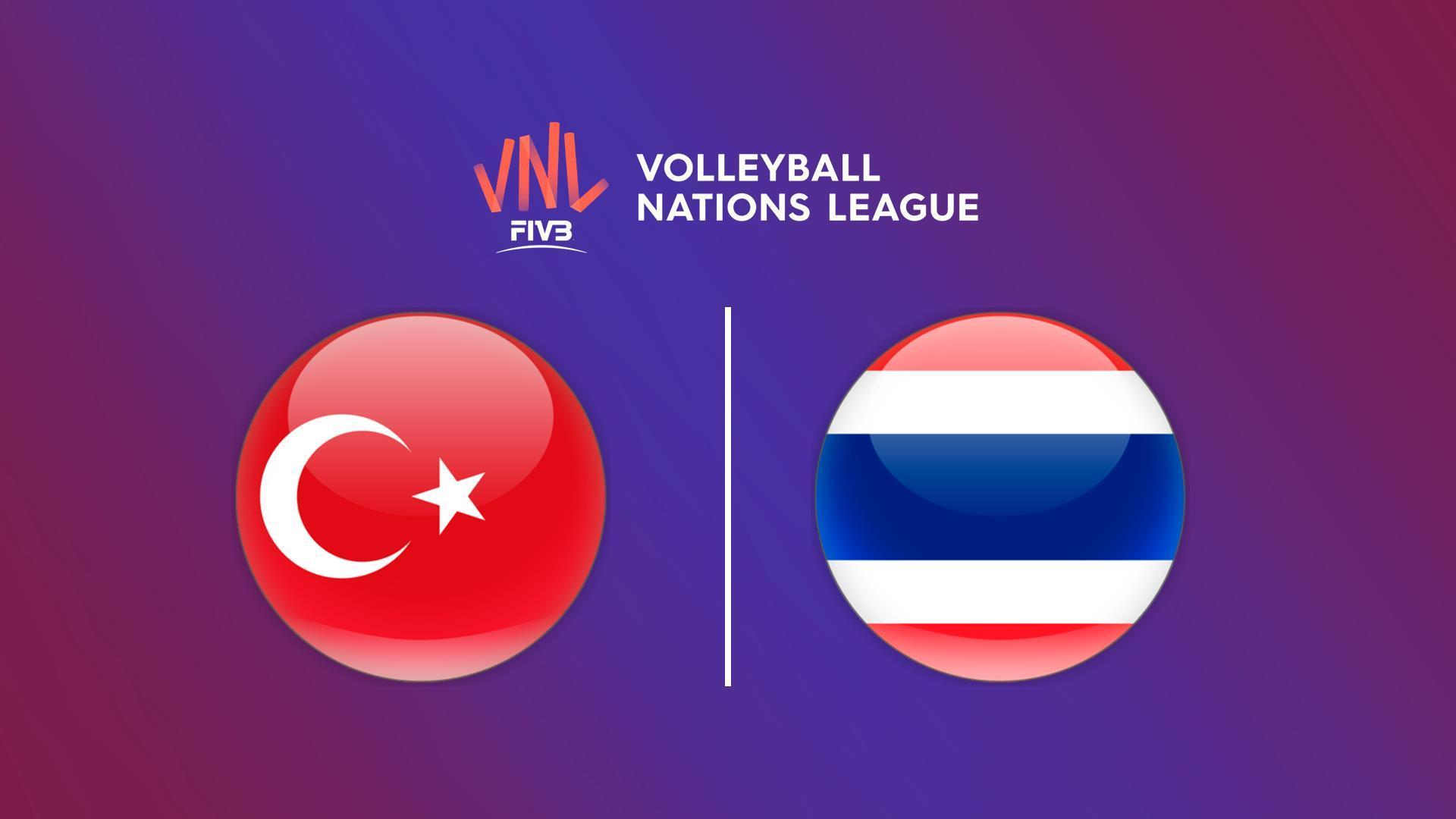 Волейбол. Ұлттар лигасы 2025 FIVB, әйелдер, Түркия - Тайланд (volejbol-lttar-ligasy-2025-fivb-jelder-trkija-tajland) Спорт