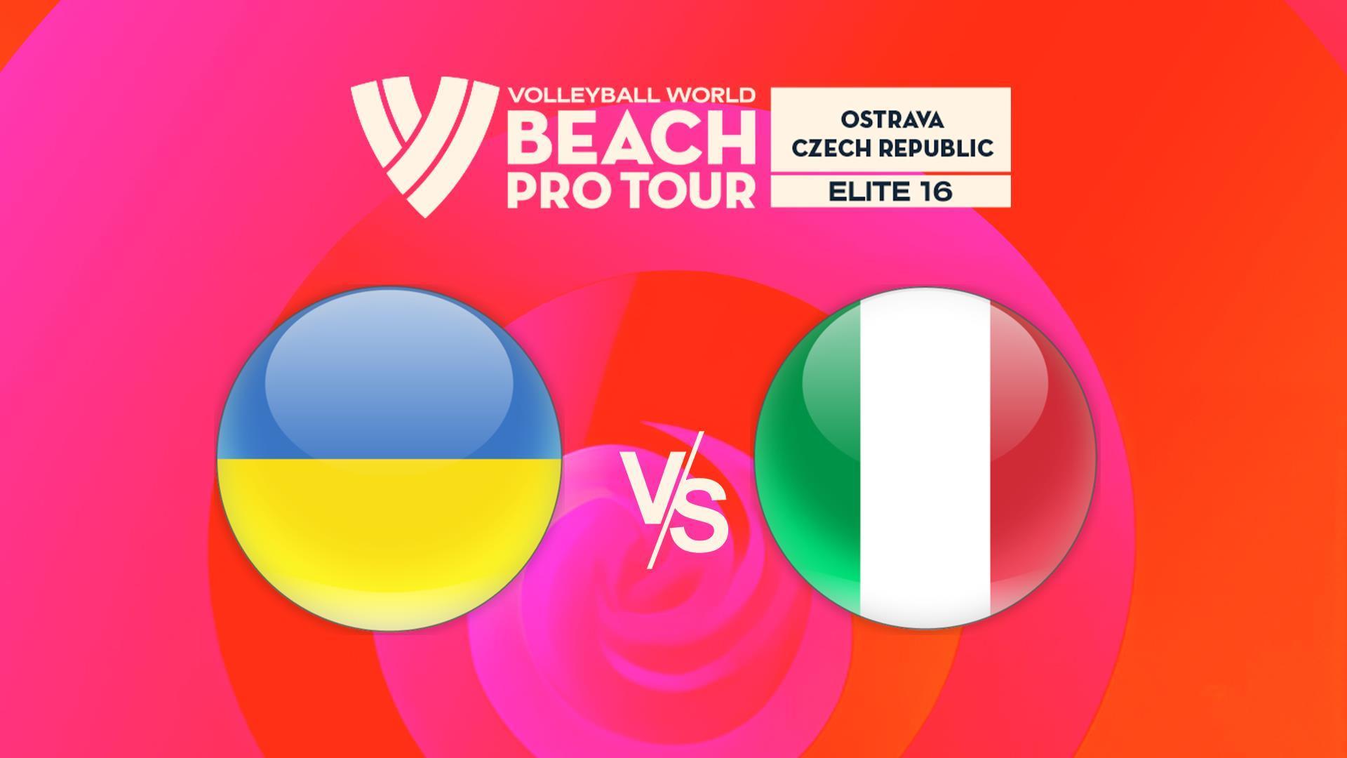 Пляжный волейбол. Pro Tour. Elite16 Ostrava, Украина - Италия, женщины (pljazhnyj-volejbol-pro-tour-elite16-ostrava-ukraina-italija-zhenschiny) Спорт