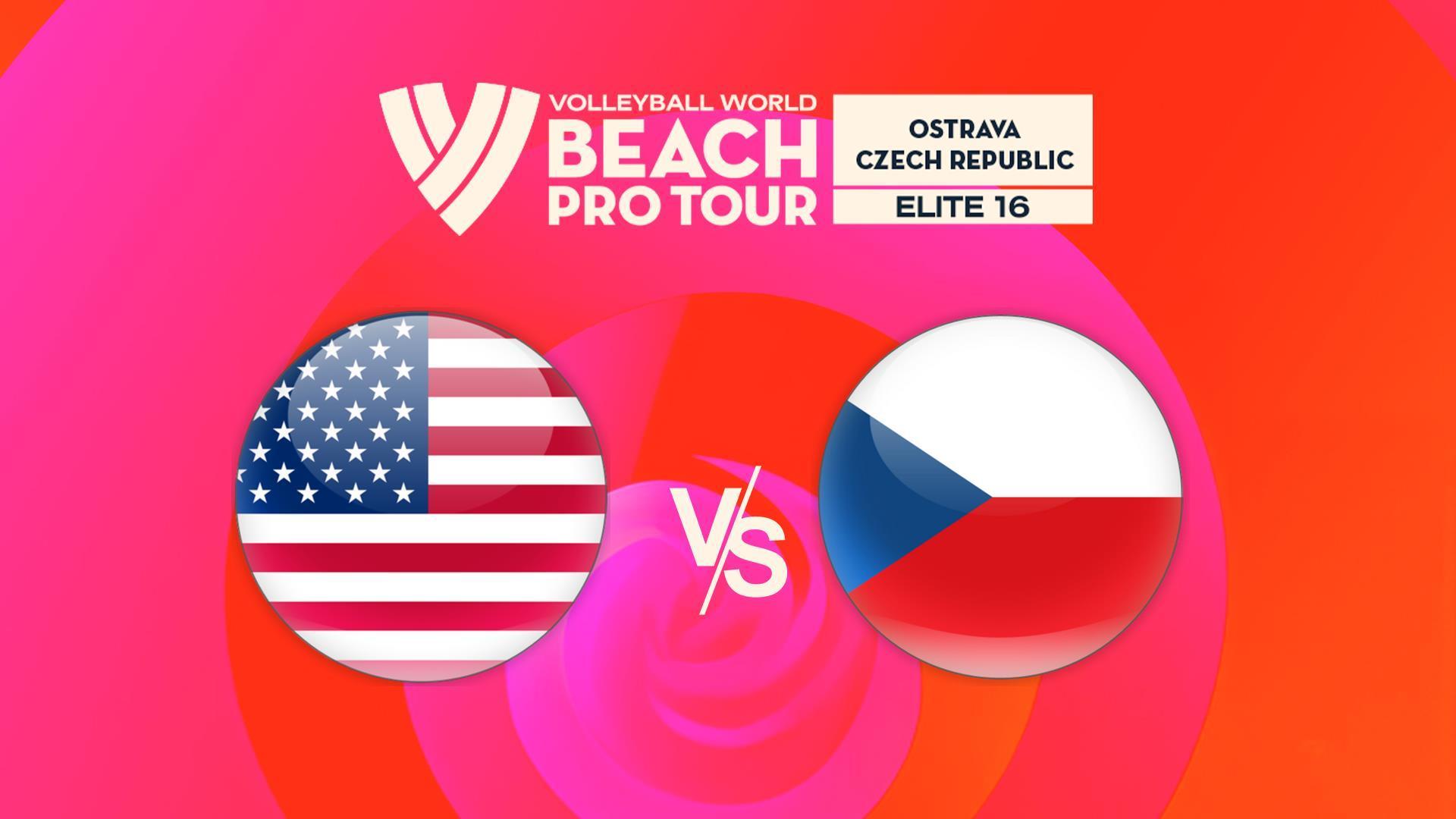 Пляжный волейбол. Pro Tour. Elite16 Ostrava, США - Чехия, женщины (pljazhnyj-volejbol-pro-tour-elite16-ostrava-ssha-chehija-zhenschiny) Спорт
