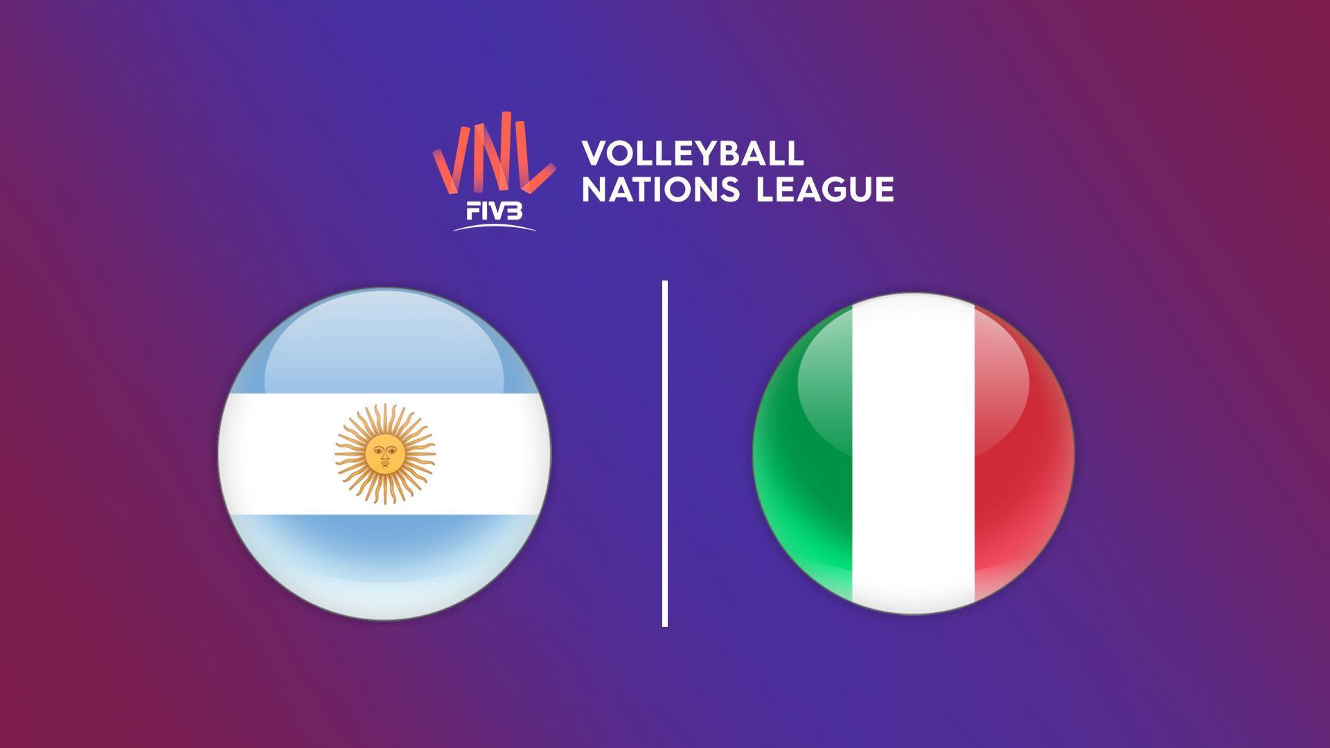 Волейбол. Ұлттар лигасы 2025 FIVB, ерлер, Аргентина - Италия (volejbol-lttar-ligasy-2025-fivb-erler-argentina-italija) Спорт