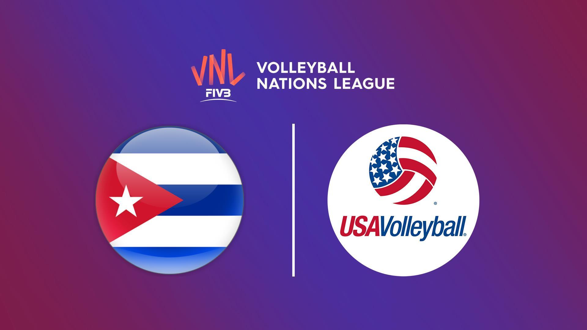 Волейбол. Ұлттар лигасы 2025 FIVB, ерлер, Куба - США (volejbol-lttar-ligasy-2025-fivb-erler-kuba-ssha) Спорт