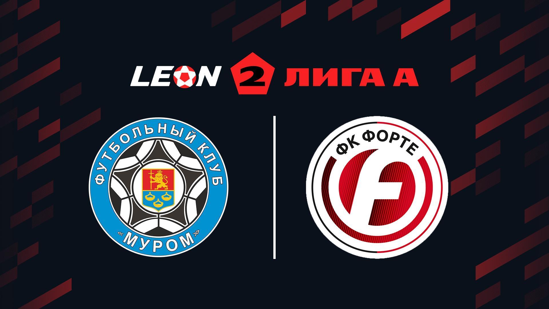 Футбол. Леон Вторая лига А. Муром - Форте (Таганрог). 18-й тур (futbol-leon-vtoraja-liga-a-murom-forte-taganrog-18-j-tur) Спорт