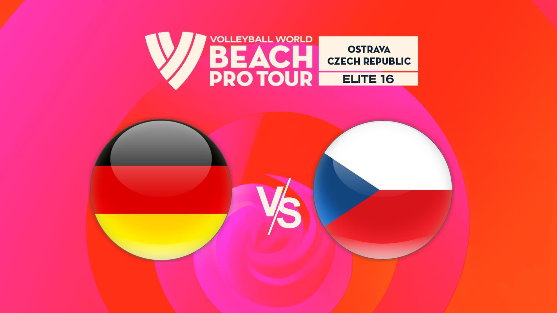 Пляжный волейбол. Pro Tour. Elite16 Ostrava, Германия - Чехия, мужчины (pljazhnyj-volejbol-pro-tour-elite16-ostrava-germanija-chehija-muzhchiny) Спорт