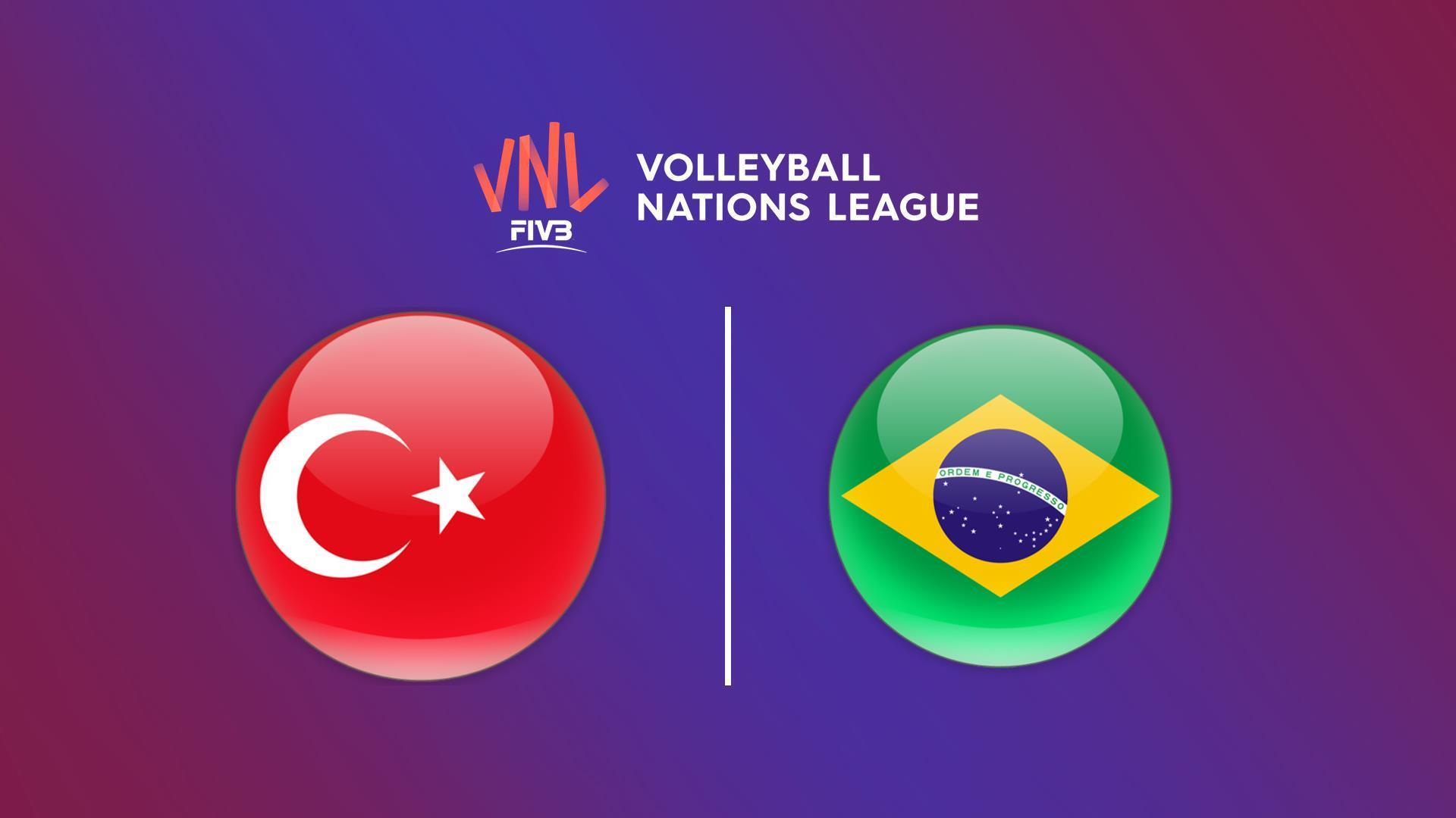 Волейбол. Ұлттар лигасы 2025 FIVB, әйелдер, Түркия - Бразилия (volejbol-lttar-ligasy-2025-fivb-jelder-trkija-brazilija) Спорт