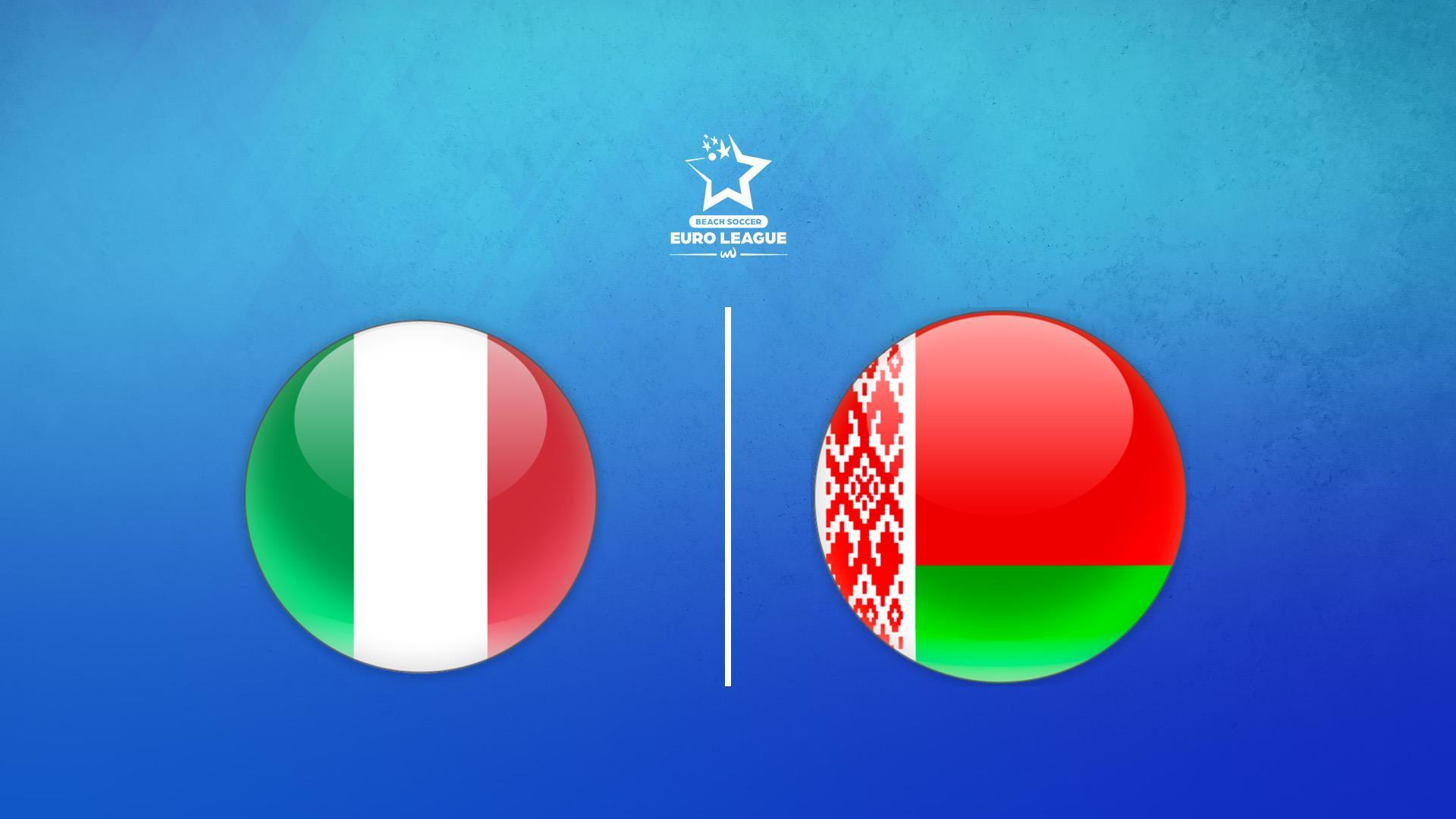 Пляжный футбол. Евролига. Суперфинал. Италия - Беларусь (pljazhnyj-futbol-evroliga-superfinal-italija-belarus) Спорт