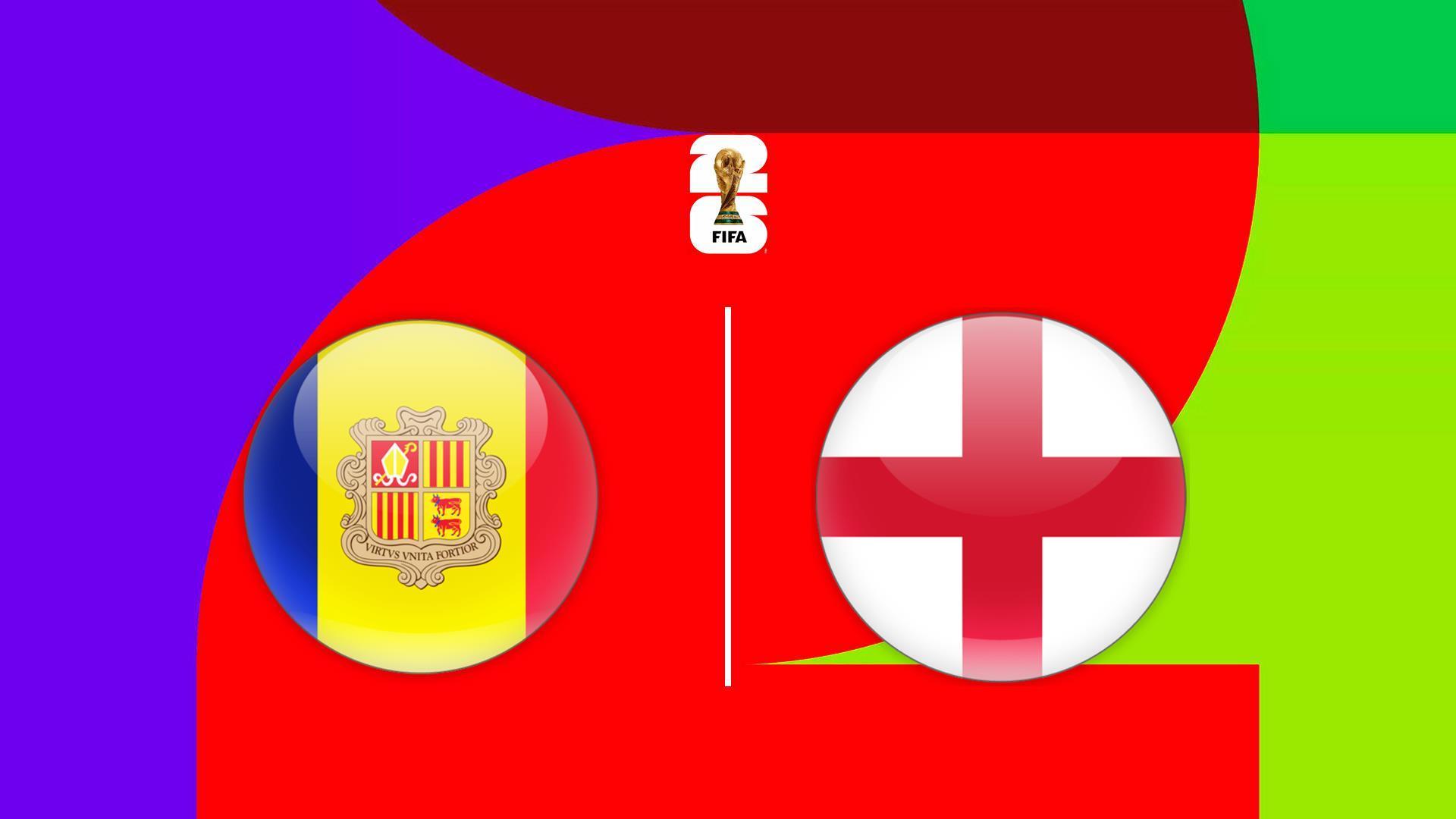 Андорра - Англия. Футбол. Отборочный турнир ЧМ-2026 (andorra-anglija-futbol-otborochnyj-turnir-chm-2026) Спорт
