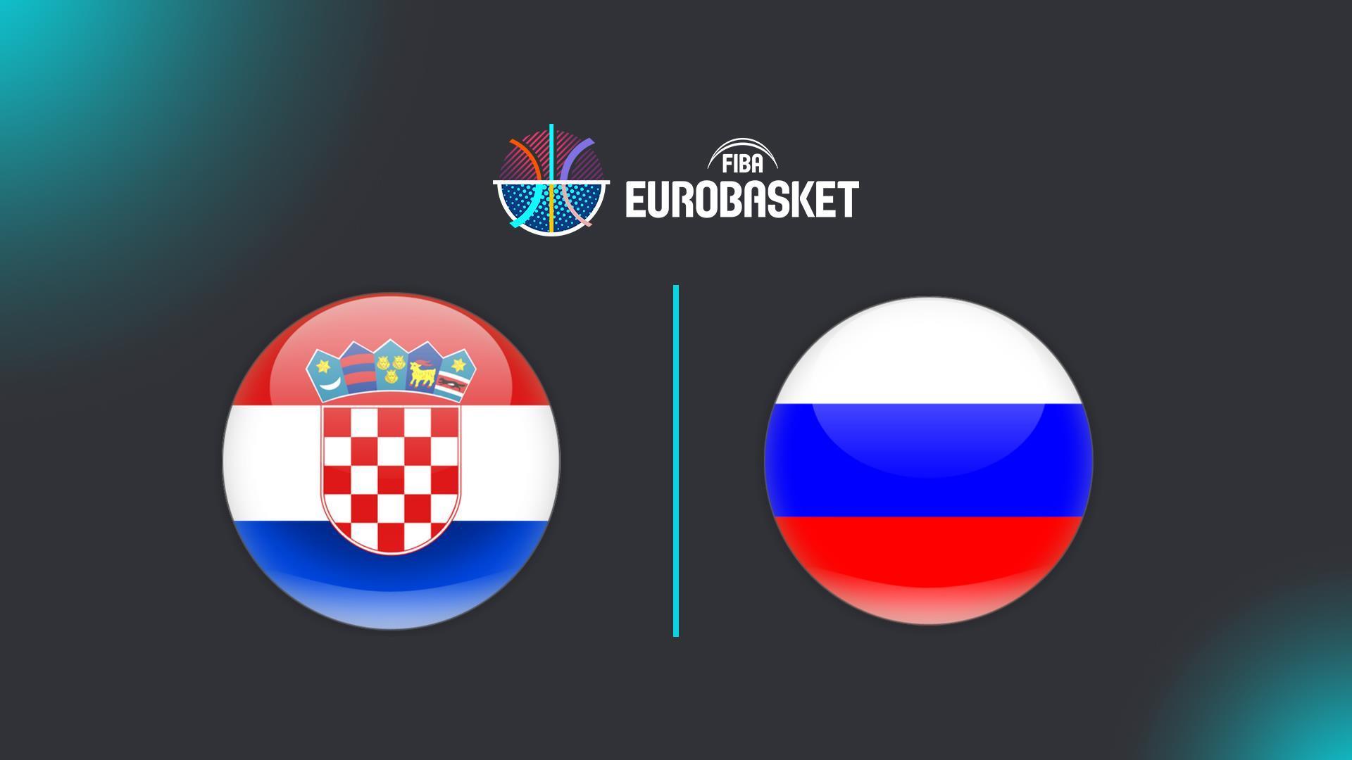 Баскетбол. Чемпионат Европы 2017. 1/8 финала. Хорватия — Россия (basketbol-chempionat-evropy-2017-18-finala-horvatija-rossija) Спорт