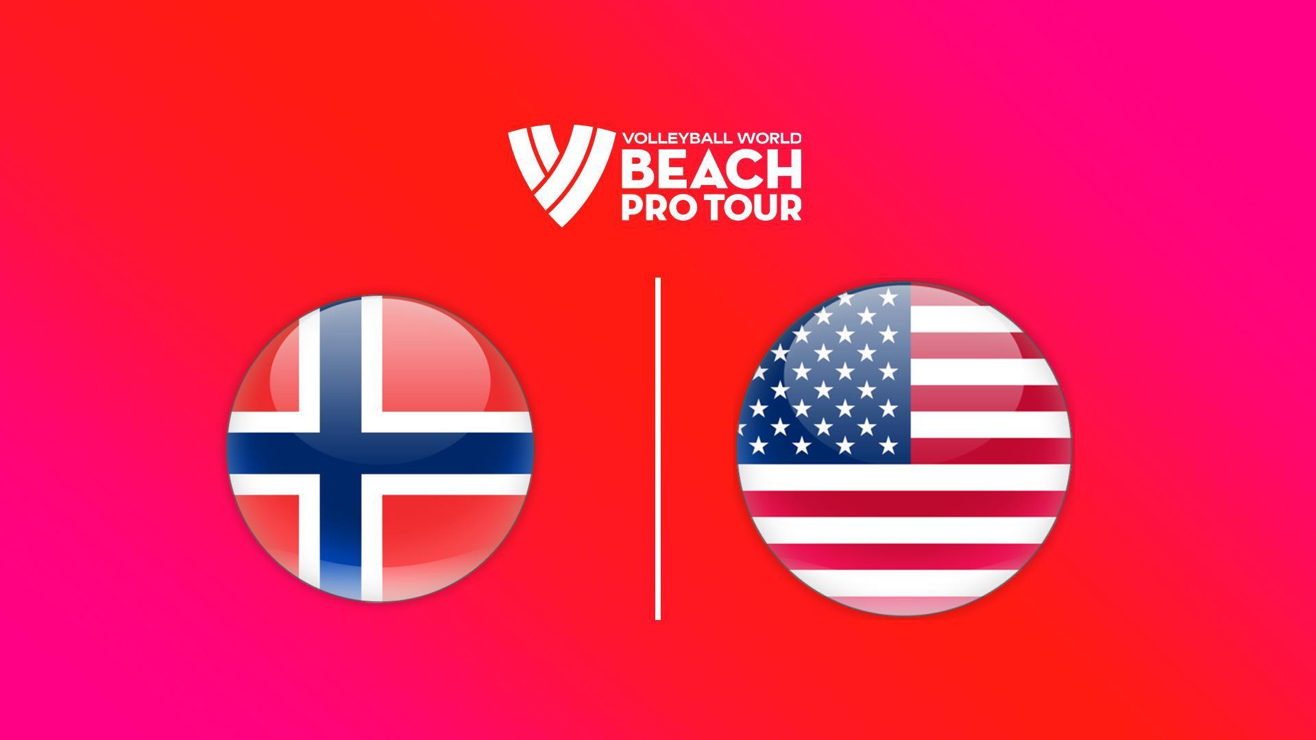 Жағажай волейбол. Pro Tour. Elite16 Ostrava, Норвегия - США, ерлер (zhaazhaj-volejbol-pro-tour-elite16-ostrava-norvegija-ssha-erler) Спорт