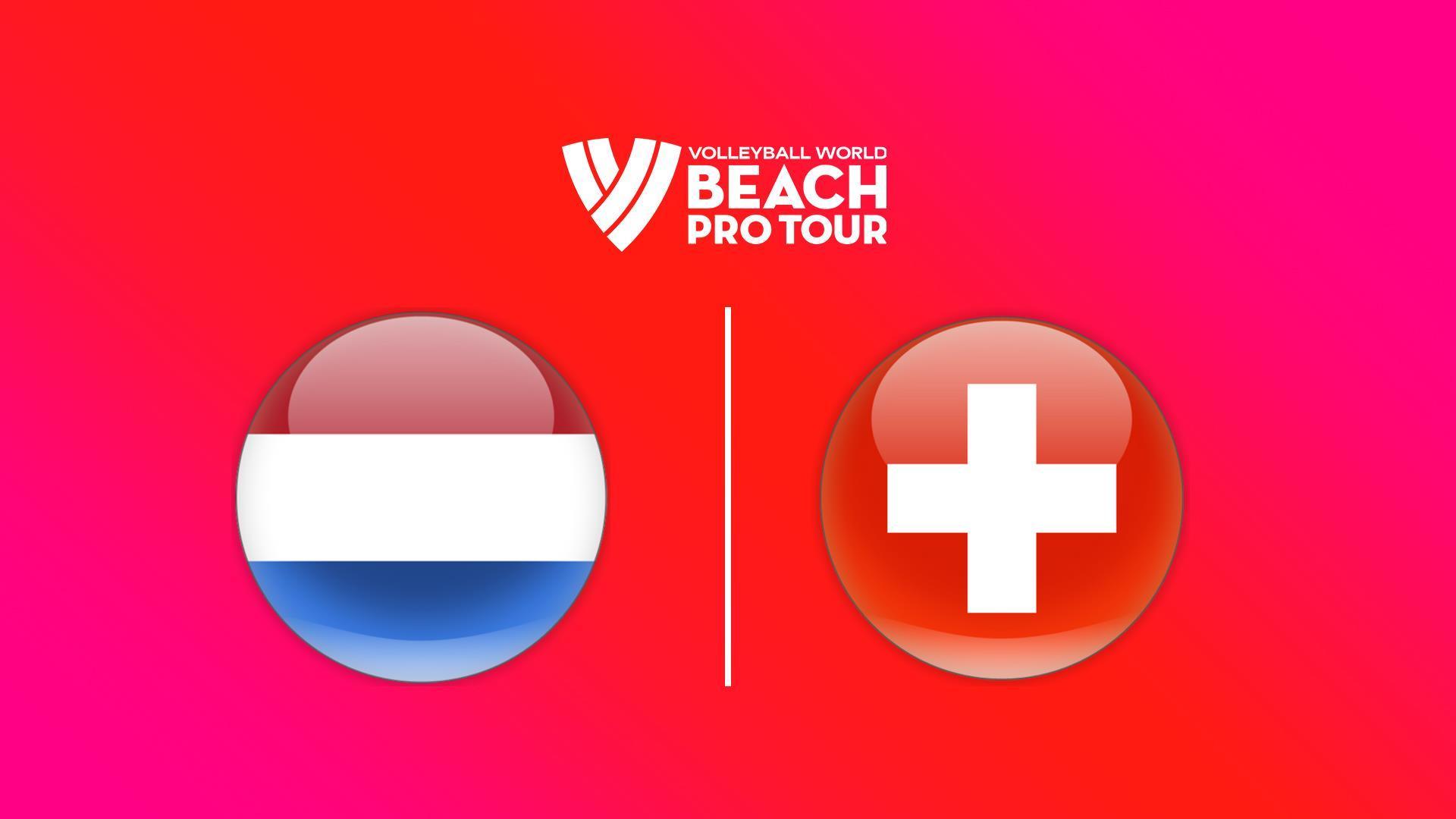 Жағажай волейбол. Pro Tour. Elite16 Gstaad, Нидерланды - Швейцария, ерлер (zhaazhaj-volejbol-pro-tour-elite16-gstaad-niderlandy-shvejtsarija-erler) Спорт
