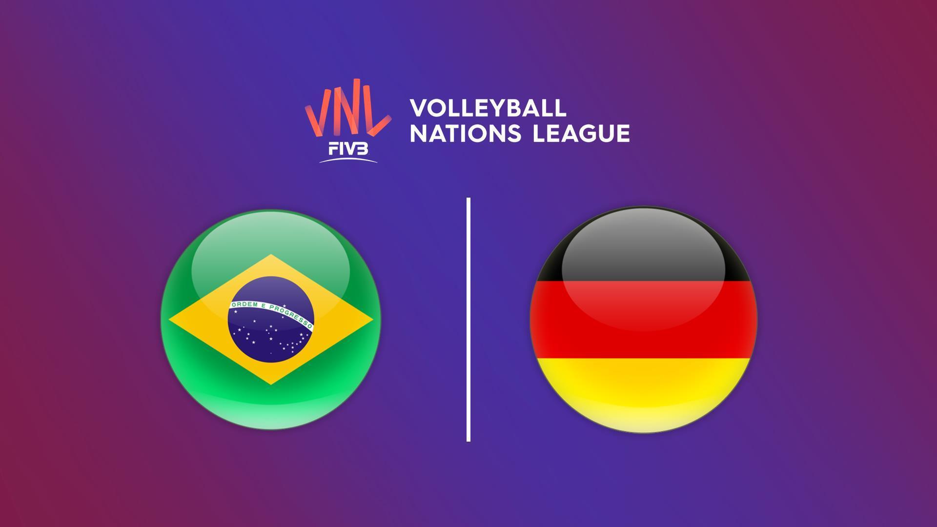 Волейбол. Ұлттар лигасы 2025 FIVB, Бразилия - Германия, әйелдер (volejbol-lttar-ligasy-2025-fivb-brazilija-germanija-jelder) Спорт