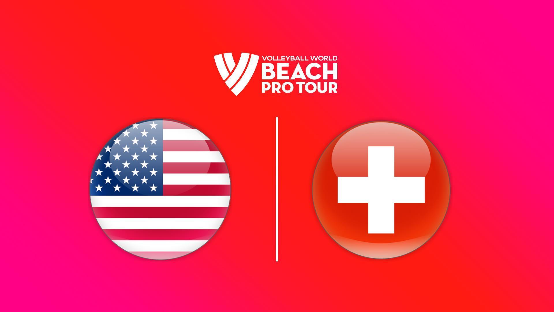 Пляжный волейбол. Pro Tour. Elite16 Gstaad, США - Швейцария, женщины (pljazhnyj-volejbol-pro-tour-elite16-gstaad-ssha-shvejtsarija-zhenschiny) Спорт