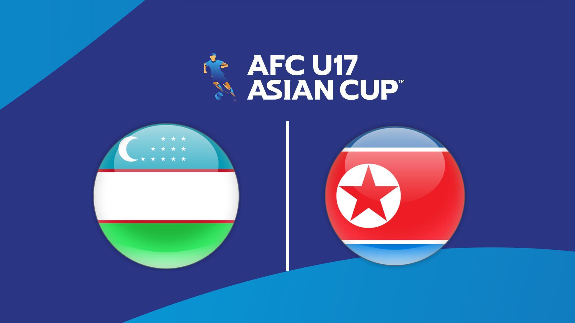 Футбол. АФК, U17 Азия кубогы, 1/2 финал, Өзбекстан - Корей ХДР (futbol-afk-u17-azija-kubogy-12-final-zbekstan-korej-hdr) Спорт