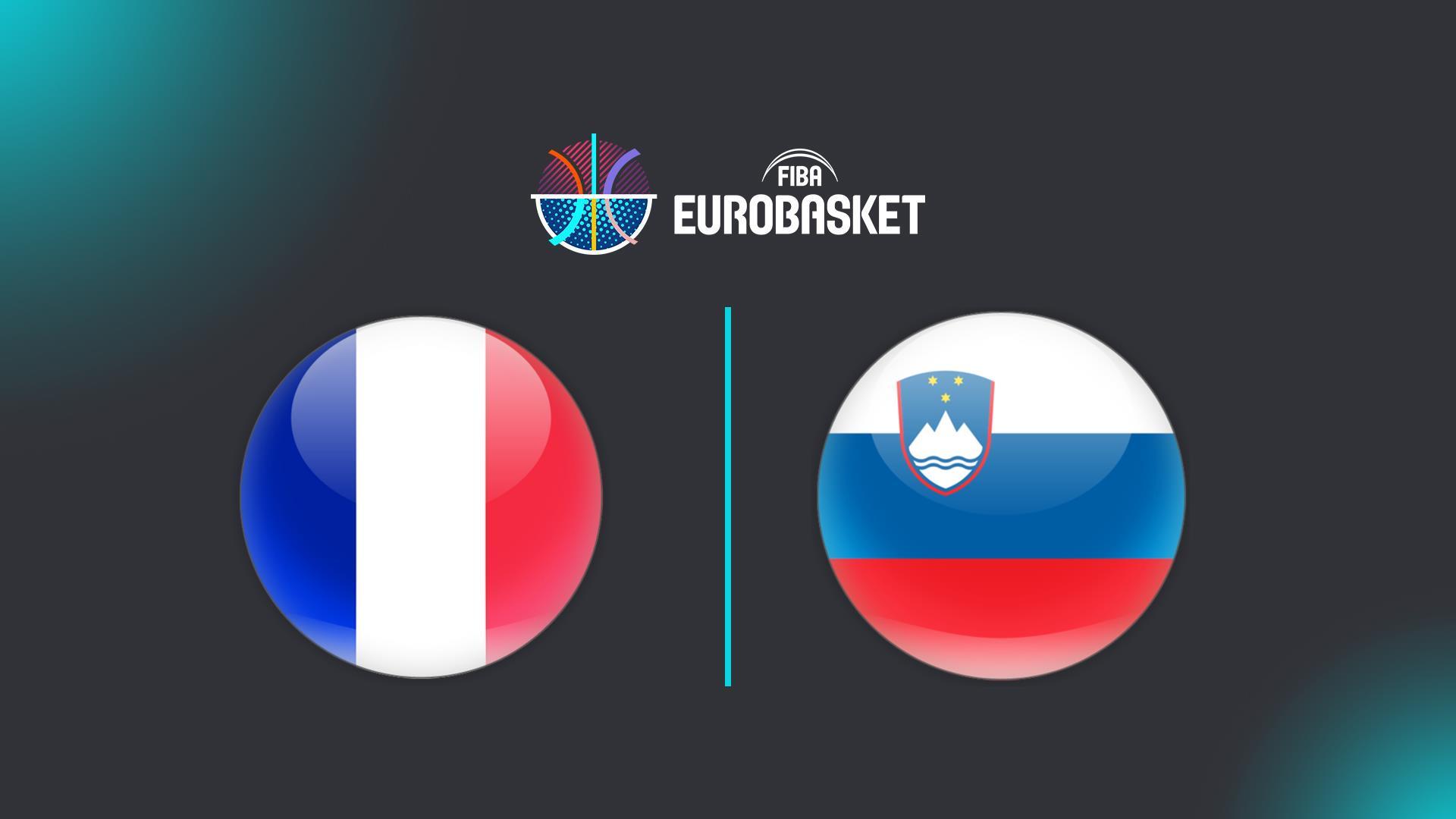 Франция - Словения. Баскетбол. Чемпионат Европы (frantsija-slovenija-basketbol-chempionat-evropy) Спорт
