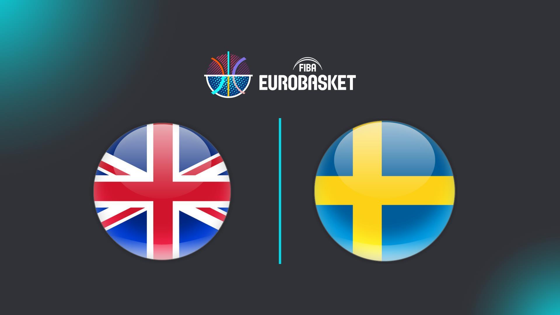 FIBA Erkekler Eurobasket 2025 Büyük Britanya - İsveç (fiba-erkekler-eurobasket-2025-byk-britanya-isve) Спорт
