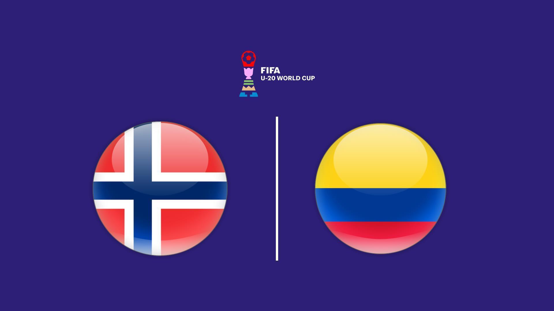 Футбол. U-20. Чемпионат мира в Чили. Норвегия - Колумбия (futbol-u-20-chempionat-mira-v-chili-norvegija-kolumbija) Спорт