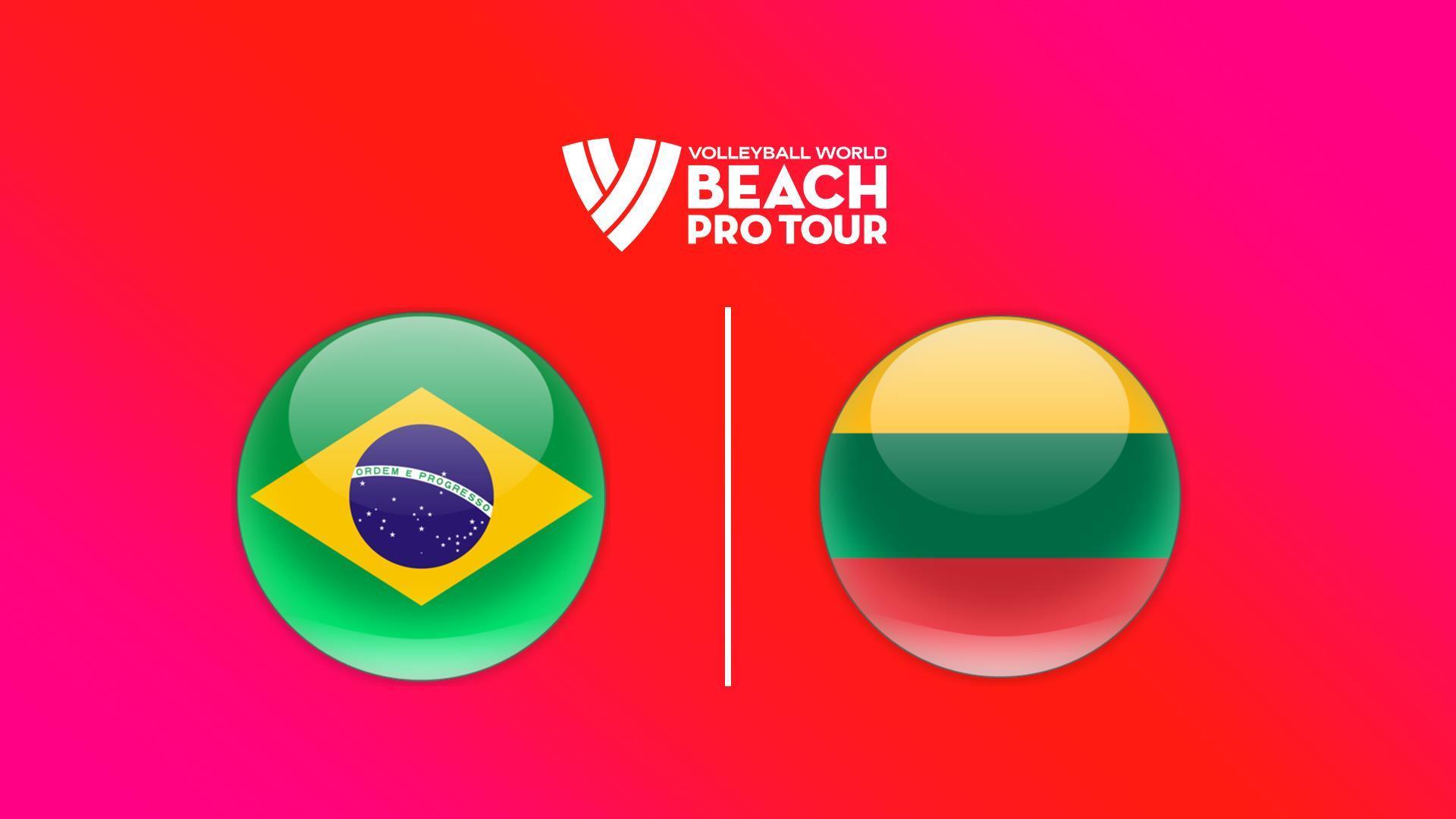 Пляжный волейбол. Pro Tour. Elite16 Joao Pessoa, Бразилия - Литва, женщины (pljazhnyj-volejbol-pro-tour-elite16-joao-pessoa-brazilija-litva-zhenschiny) Спорт