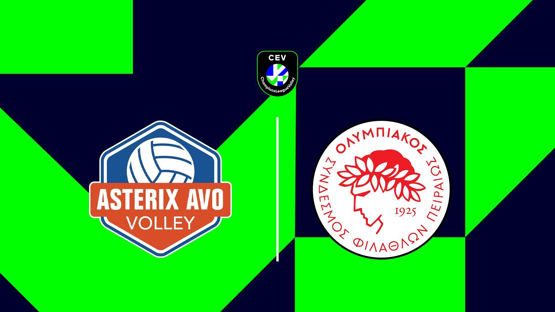 Волейбол. Лига чемпионов ЕКВ. Женщины. 2-й квалификационный раунд. Астерикс Аво Беверен (Бельгия) - Олимпиакос Пирей (Греция) (volejbol-liga-chempionov-ekv-zhenschiny-2-j-kvalifikatsionnyj-raund-asteriks-avo-beveren-belgija-olimpiakos-pirej-gretsija) Спорт