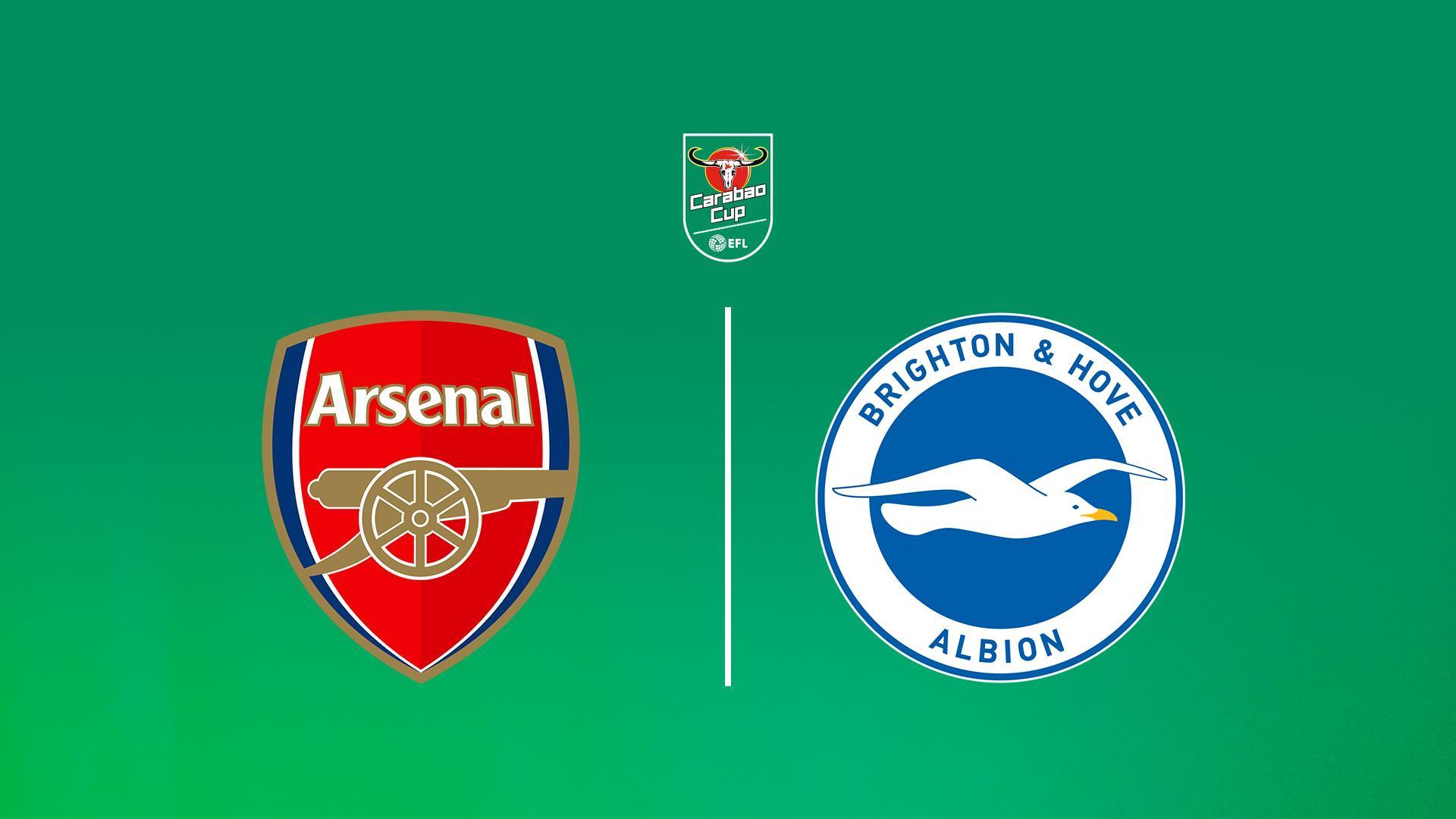 Футбол. Кубок Английской футбольной лиги. 1/8 финала. Арсенал - Брайтон энд Хоув Альбион (futbol-kubok-anglijskoj-futbolnoj-ligi-18-finala-arsenal-brajton-end-houv-albion) Спорт