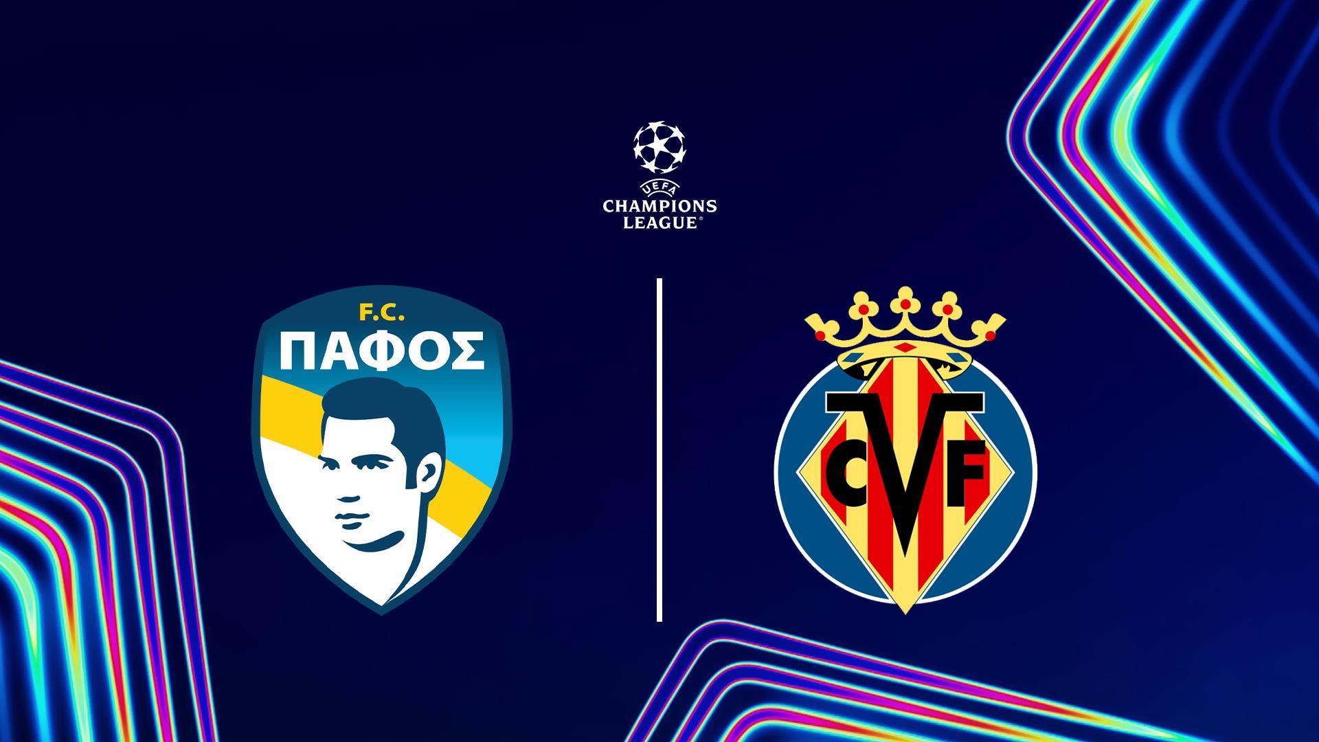 Футбол. УЕФА чемпиондар лигасы, 4 тур, Пафос - Вильярреал (futbol-uefa-chempiondar-ligasy-4-tur-pafos-viljarreal) Спорт