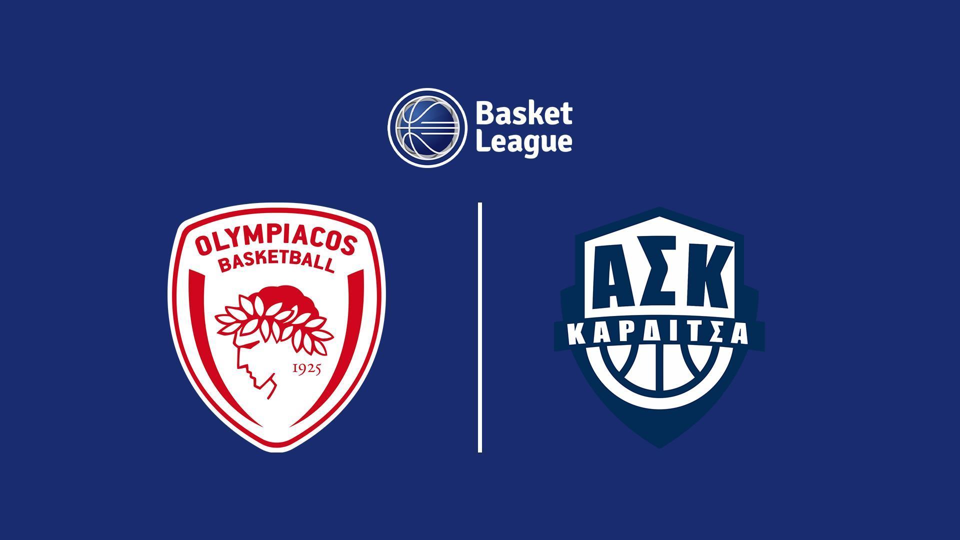 Баскетбол. Чемпионат Греции. Олимпиакос - Кардица (basketbol-chempionat-gretsii-olimpiakos-karditsa) Спорт