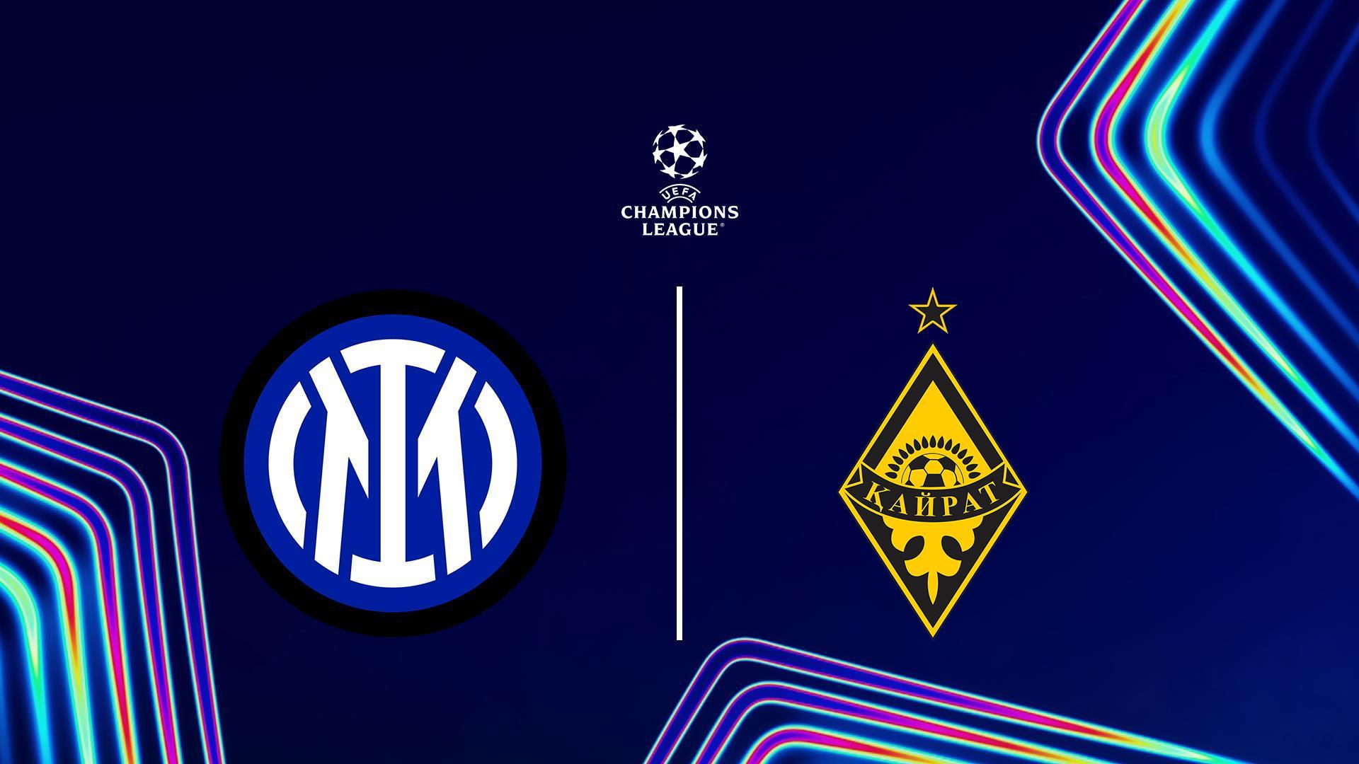 UEFA şampiyonlar ligi futbol Karşilaşmasi Inter - Kairat Almaty (uefa-ampiyonlar-ligi-futbol-karilamasi-inter-kairat-almaty) Спорт