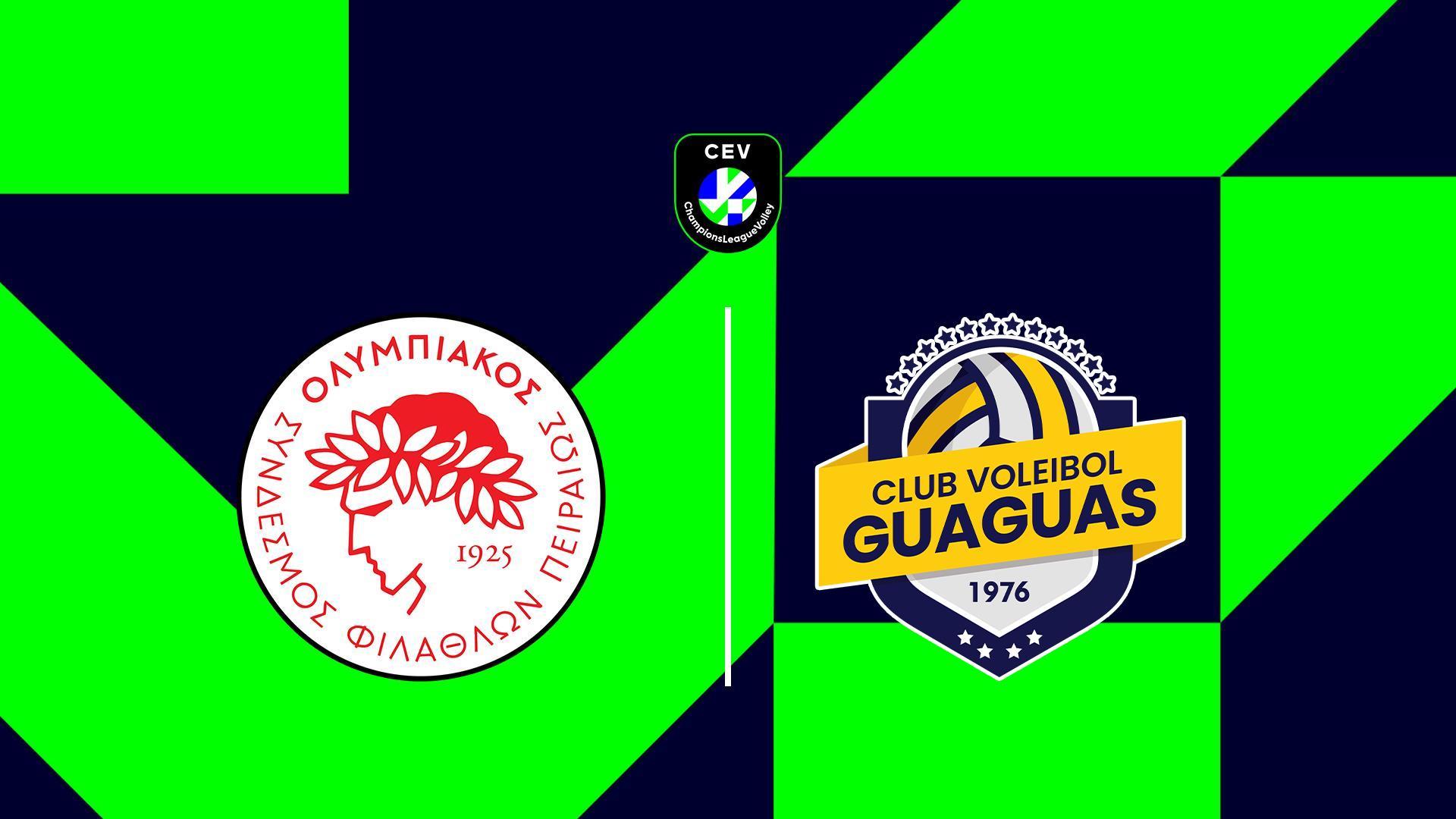 Волейбол. Лига чемпионов ЕКВ. Мужчины. 2-й квалификационный раунд. Олимпиакос Пирей (Греция) - Гуагуас Лас-Пальмас (Испания) (volejbol-liga-chempionov-ekv-muzhchiny-2-j-kvalifikatsionnyj-raund-olimpiakos-pirej-gretsija-guaguas-las-palmas-ispanija) Спорт