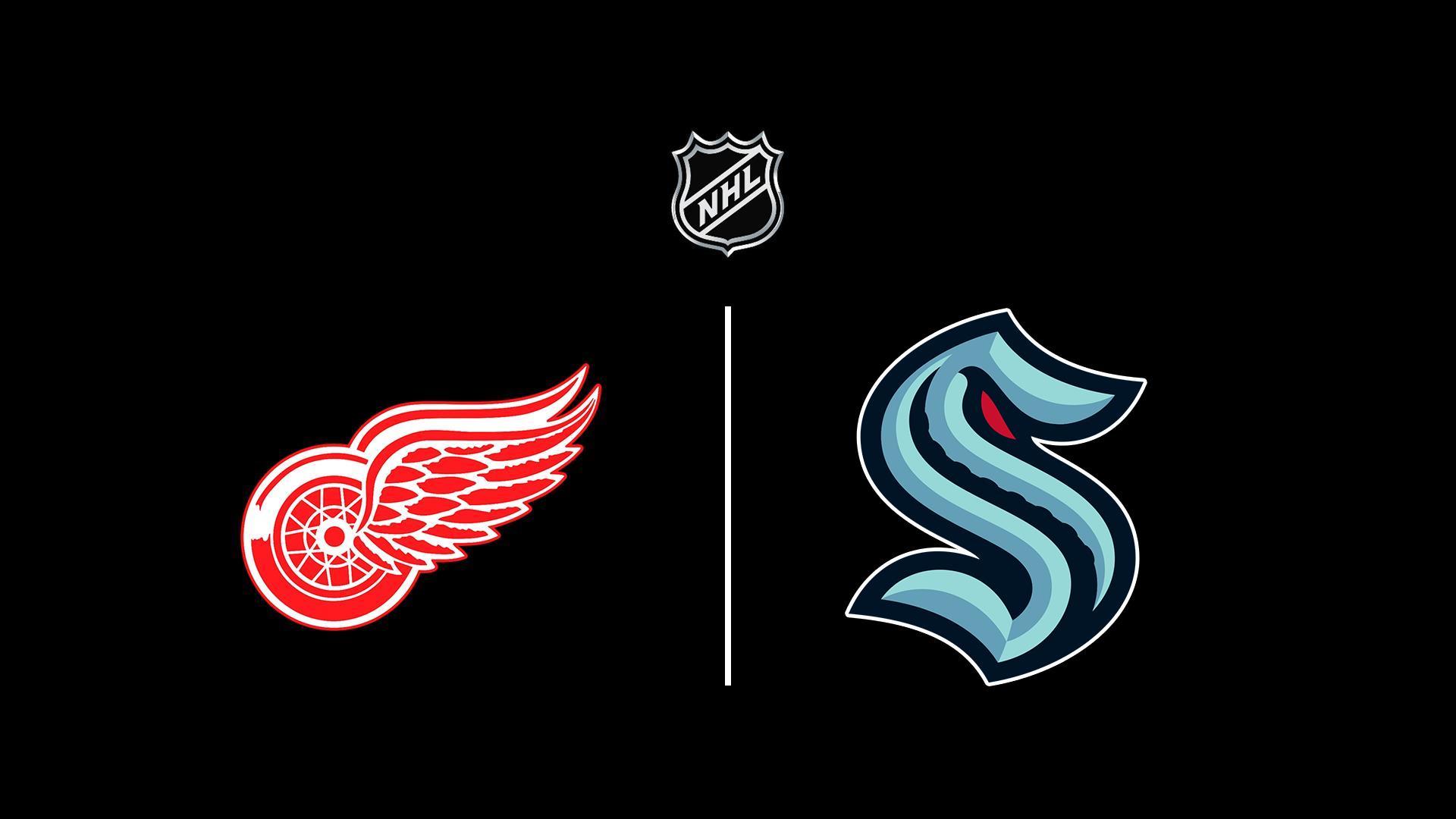 Хоккей. NHL. Детройт Ред Уингз - Сиэтл Кракен (hokkej-nhl-detrojt-red-uingz-sietl-kraken) Спорт