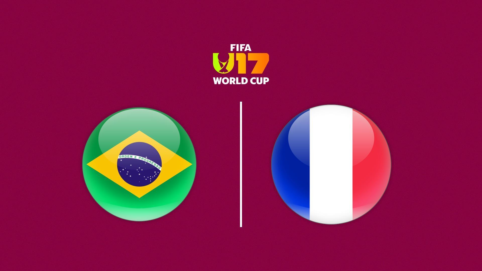 Чемпионат мира среди юношей (U-17). 1/8 финала. Бразилия - Франция. Трансляция из Катара (chempionat-mira-sredi-junoshej-u-17-18-finala-brazilija-frantsija-transljatsija-iz-katara) Спорт