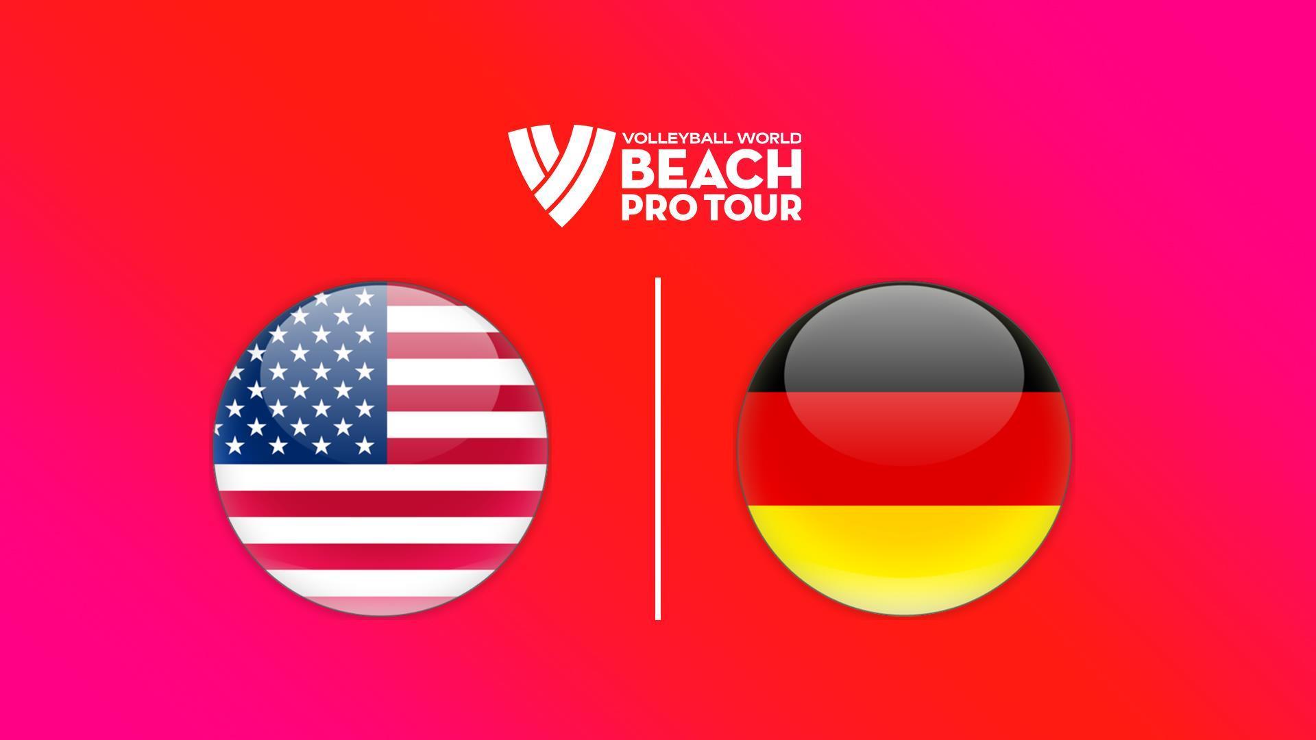Пляжный волейбол. Pro Tour. Elite16 Newport Beach, США - Германия, женщины (pljazhnyj-volejbol-pro-tour-elite16-newport-beach-ssha-germanija-zhenschiny) Спорт