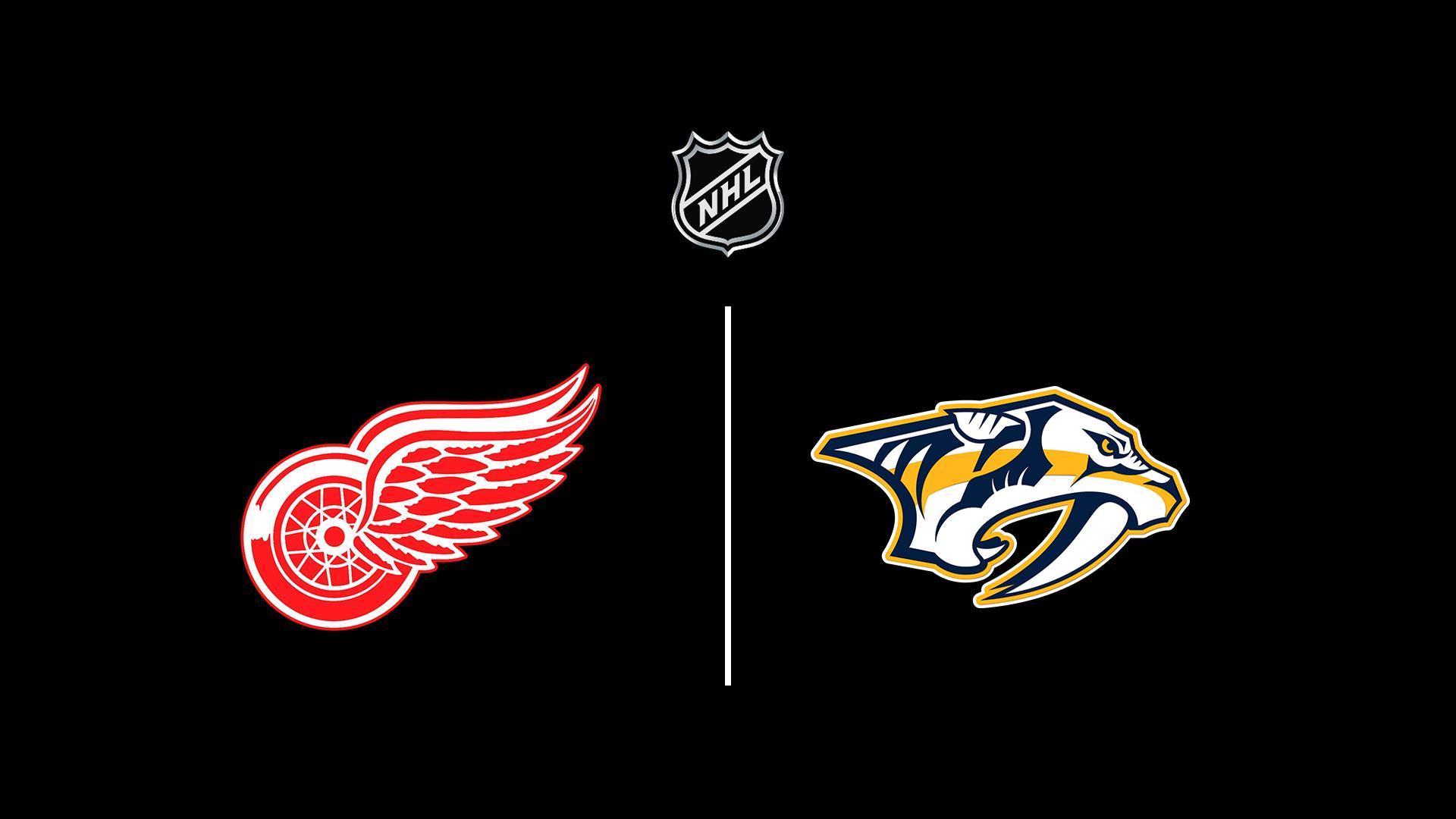 Хоккей. НХЛ: Детройт Ред Уингз - Нэшвилл Предаторз (hokkej-nhl-detrojt-red-uingz-neshvill-predatorz) Спорт