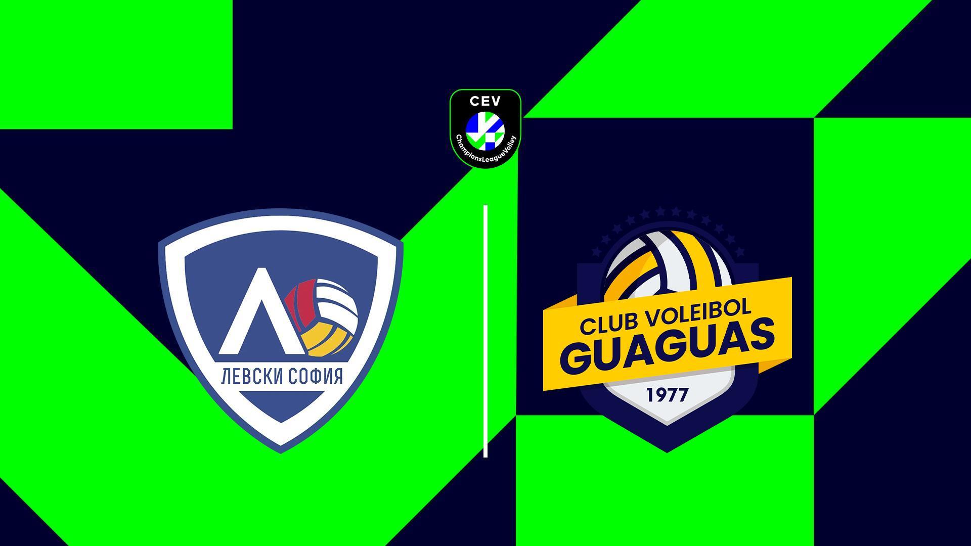 Волейбол. Лига Чемпионов. Мужчины. Квалификация. Левски (Болгария) - Гуагуас (Испания) (volejbol-liga-chempionov-muzhchiny-kvalifikatsija-levski-bolgarija-guaguas-ispanija) Спорт