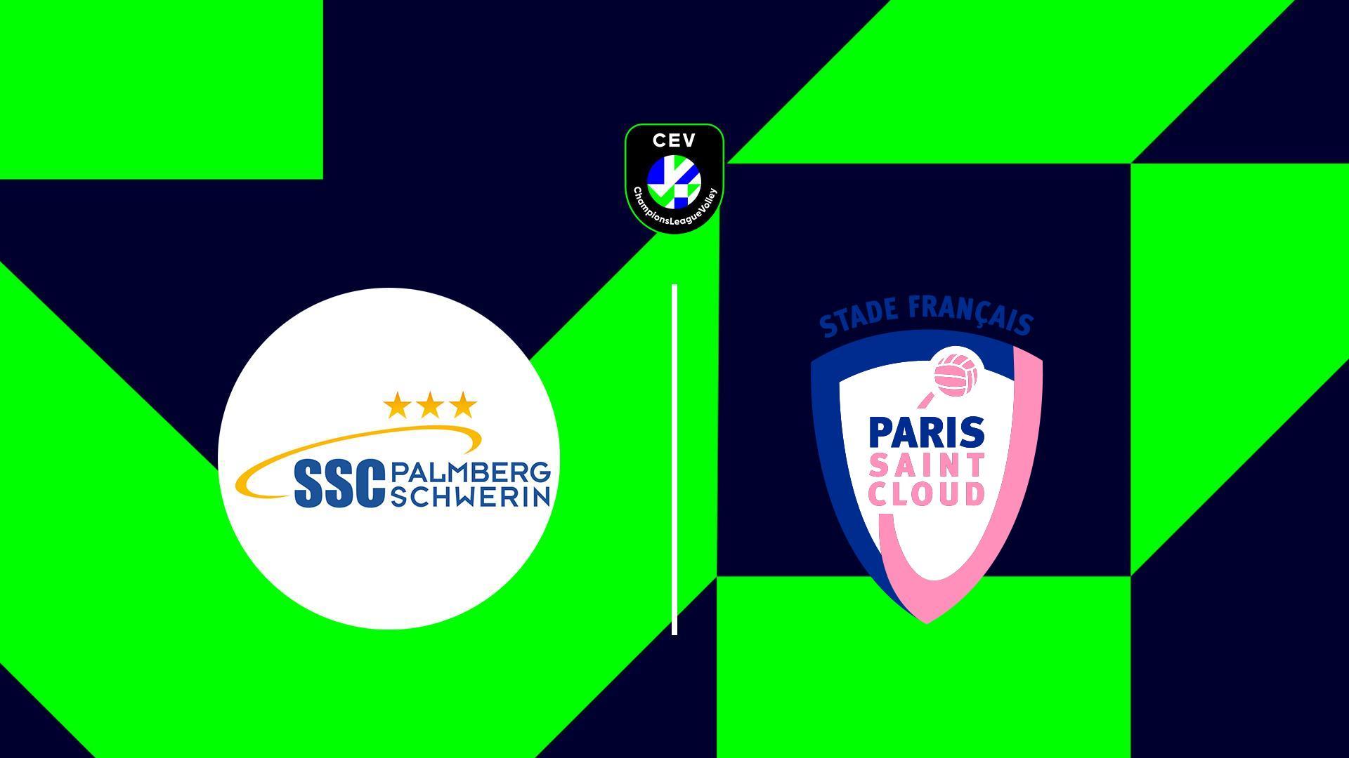 Волейбол. Лига Чемпионов. Женщины. Шверинер (Германия) - Леваллуа Париж (Франция) (volejbol-liga-chempionov-zhenschiny-shveriner-germanija-levallua-parizh-frantsija) Спорт